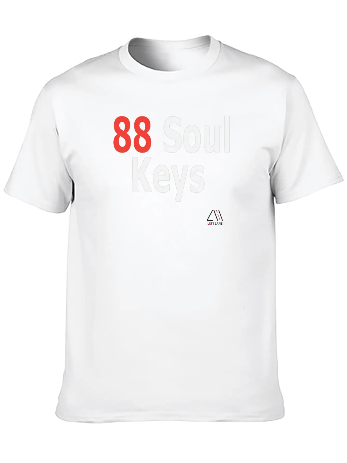 88 Soul Keys Timeless Short Sleeve Tee – Comfy And Minimalist Design