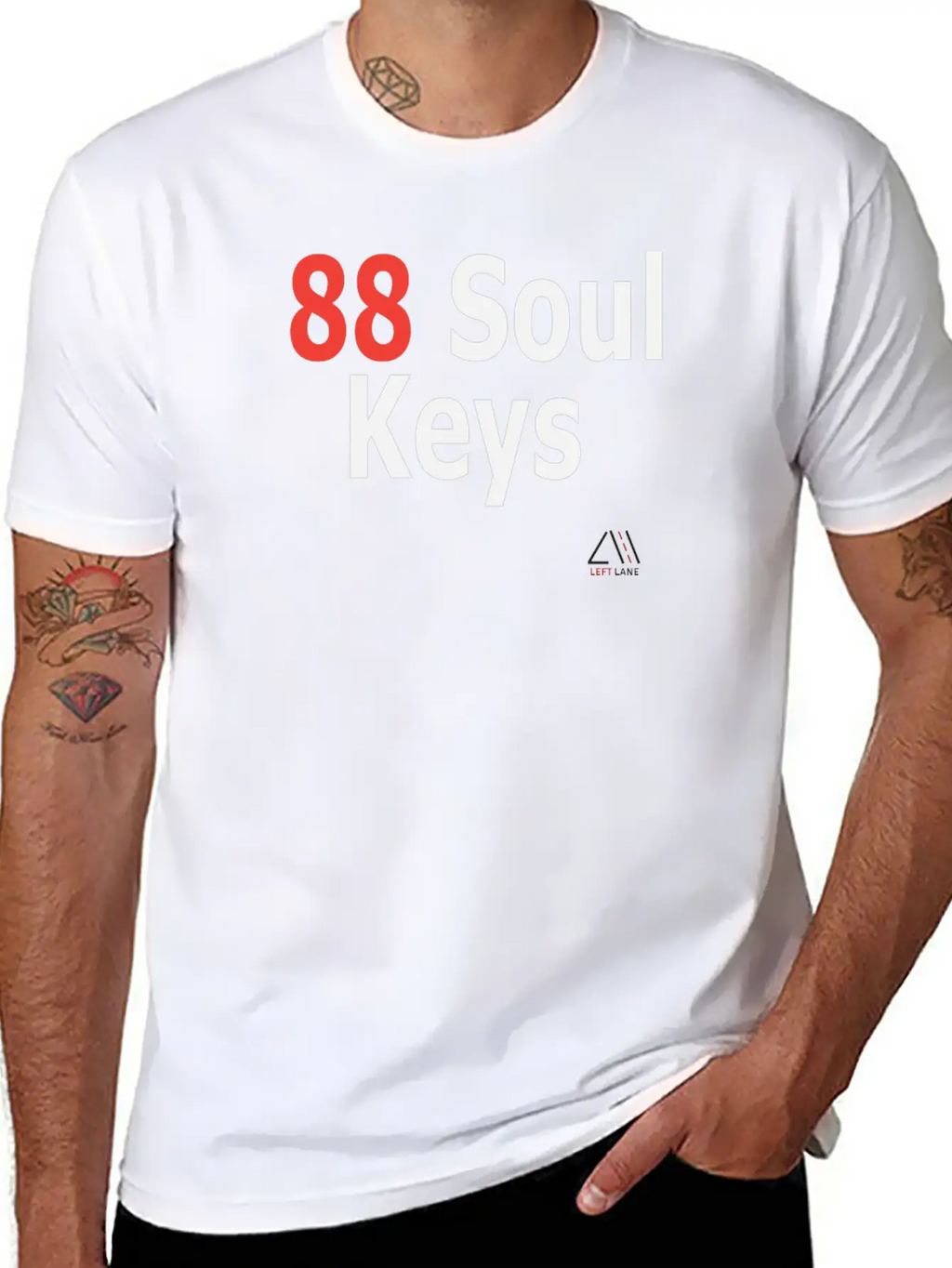 88 Soul Keys Timeless Short Sleeve Tee – Comfy And Minimalist Design