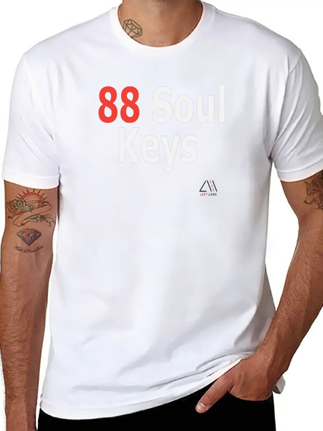 88 Soul Keys Timeless Short Sleeve Tee – Comfy And Minimalist Design