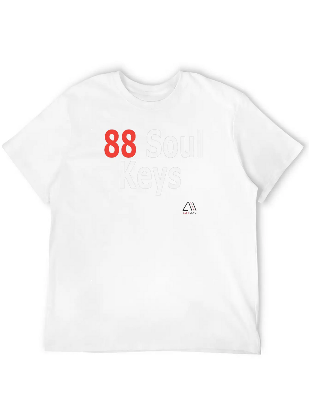 88 Soul Keys Timeless Short Sleeve Tee – Comfy And Minimalist Design