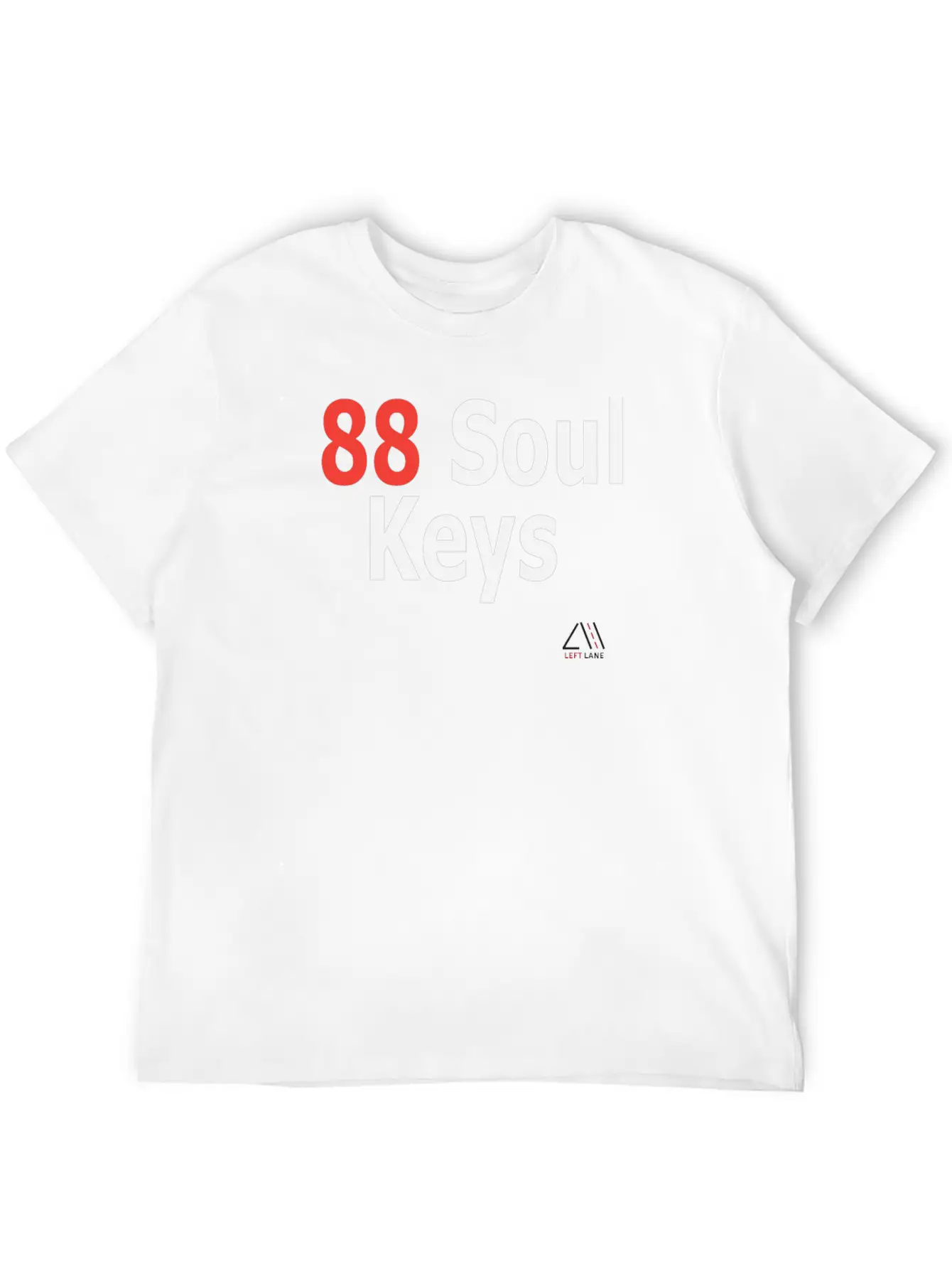 88 Soul Keys Timeless Short Sleeve Tee – Comfy And Minimalist Design