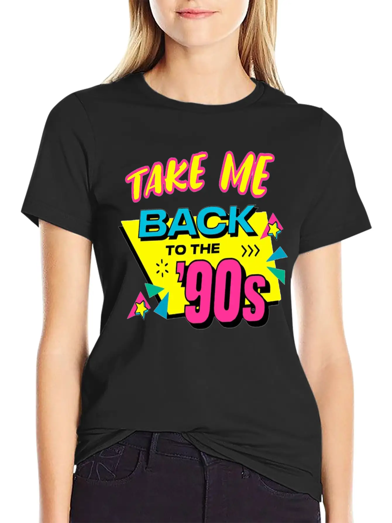 90s Cute 80s Retro Vintage Funny Cool Nostalgia Simple Everyday Graphic Tee – Lightweight Summer Wear