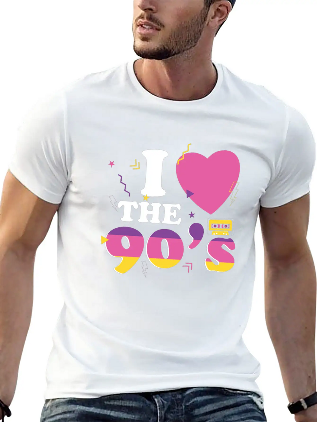 90s Disco Music Party Costum 1990 Retro Vintage Essential Unisex Summer Tee – Soft Cotton Casual Fit