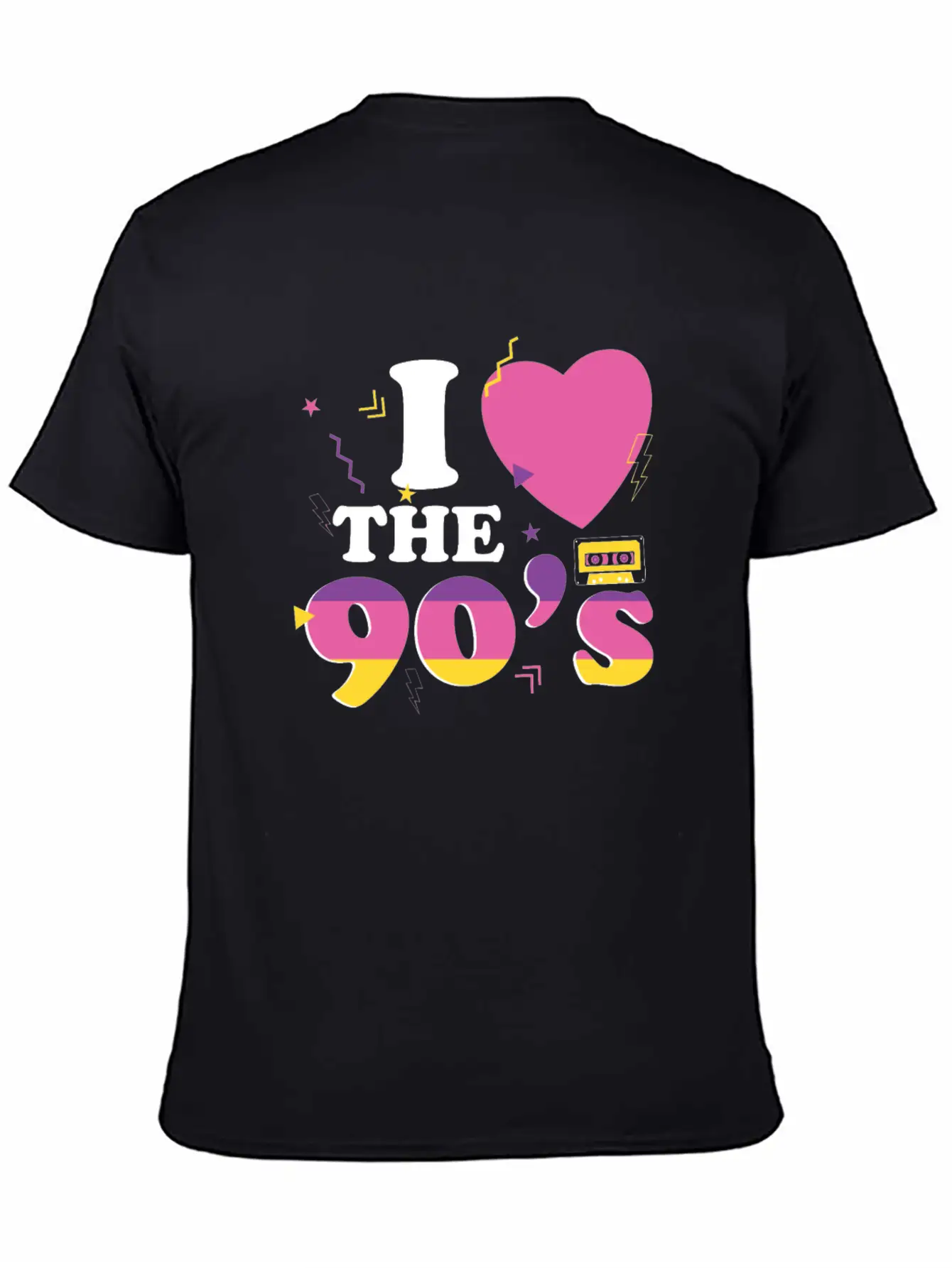 90s Disco Music Party Costum 1990 Retro Vintage Essential Unisex Summer Tee – Soft Cotton Casual Fit