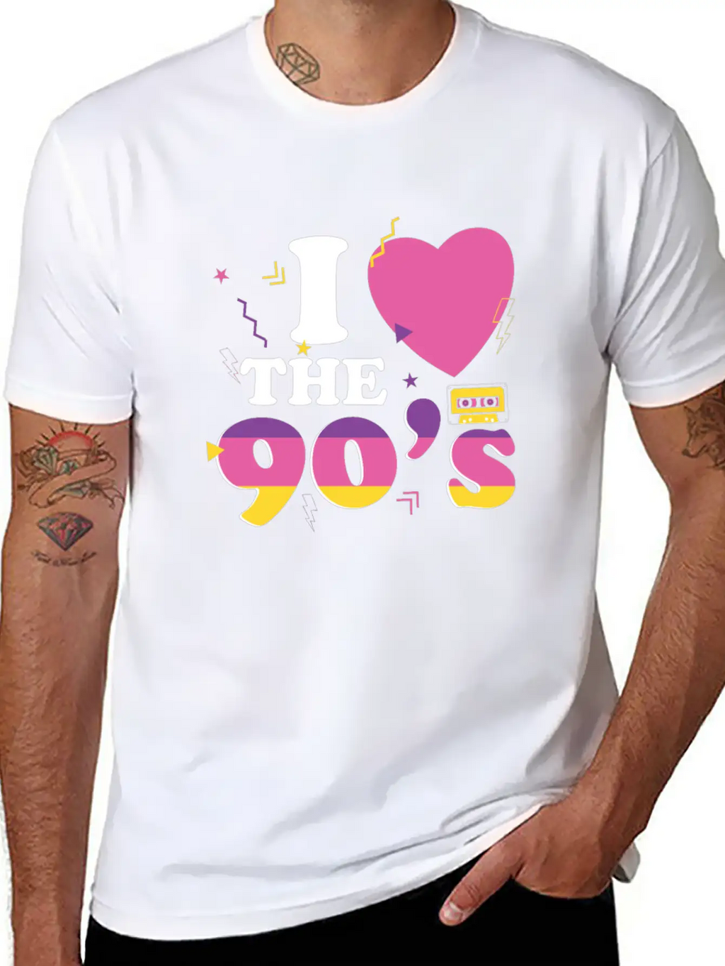 90s Disco Music Party Costum 1990 Retro Vintage Essential Unisex Summer Tee – Soft Cotton Casual Fit