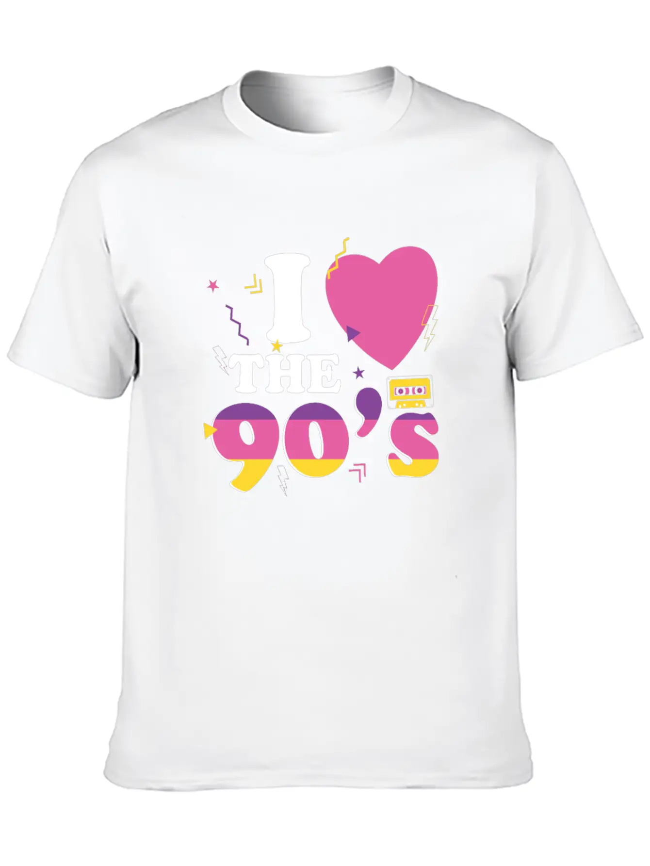 90s Disco Music Party Costum 1990 Retro Vintage Essential Unisex Summer Tee – Soft Cotton Casual Fit