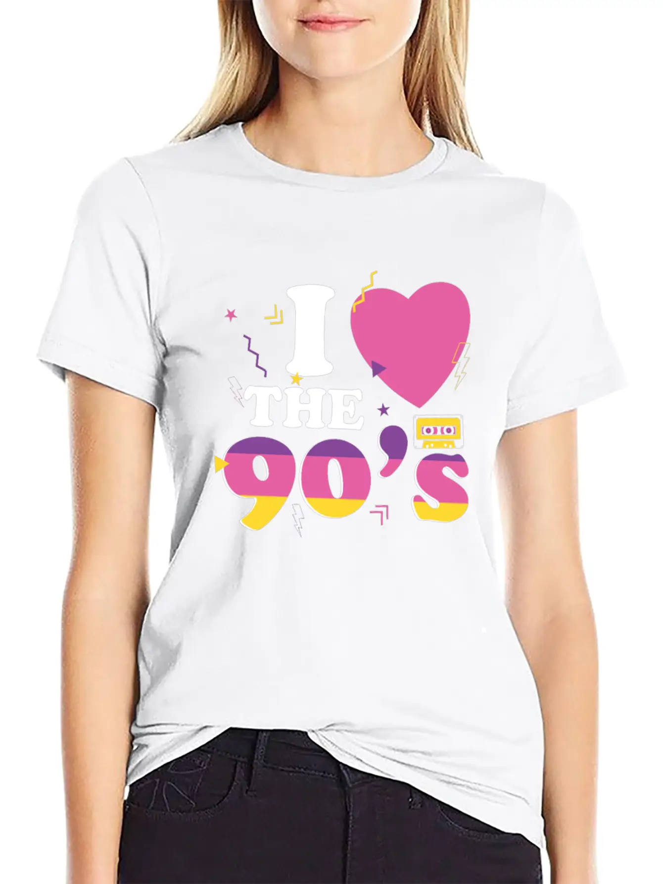 90s Disco Music Party Costum 1990 Retro Vintage Essential Unisex Summer Tee – Soft Cotton Casual Fit