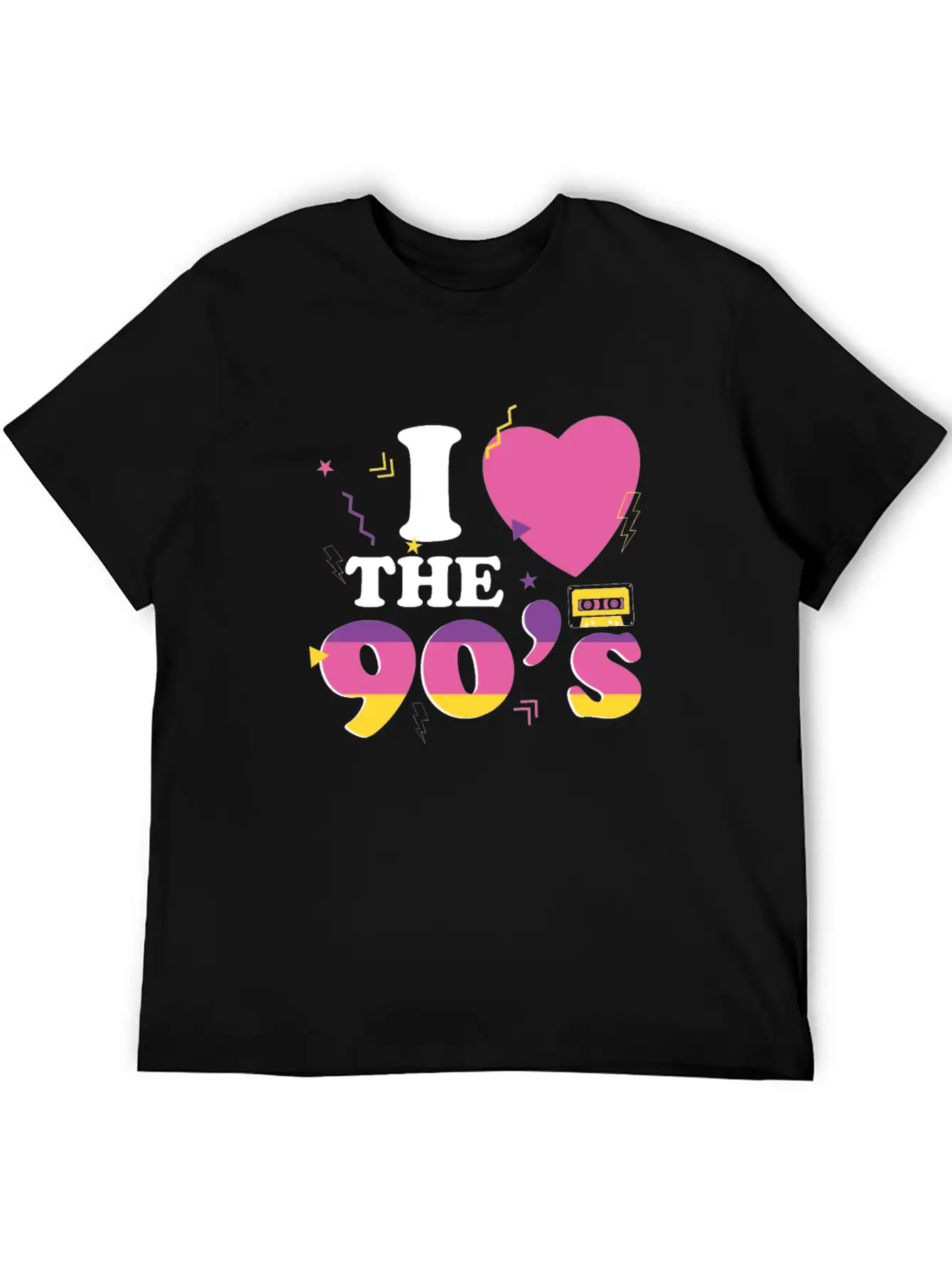 90s Disco Music Party Costum 1990 Retro Vintage Essential Unisex Summer Tee – Soft Cotton Casual Fit