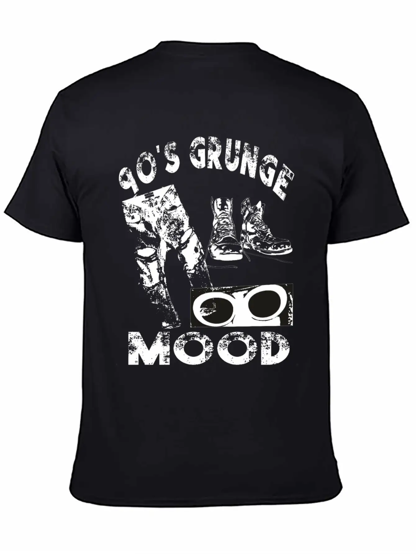 90's Grunge Mood Style Timeless Short Sleeve Tee – Comfy And Minimalist Design