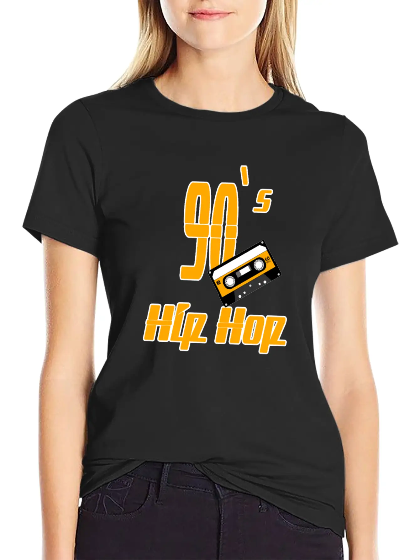 90s Hip Hop Classic Fit Graphic Tee For Daily Comfort – Unisex Cotton Shirt