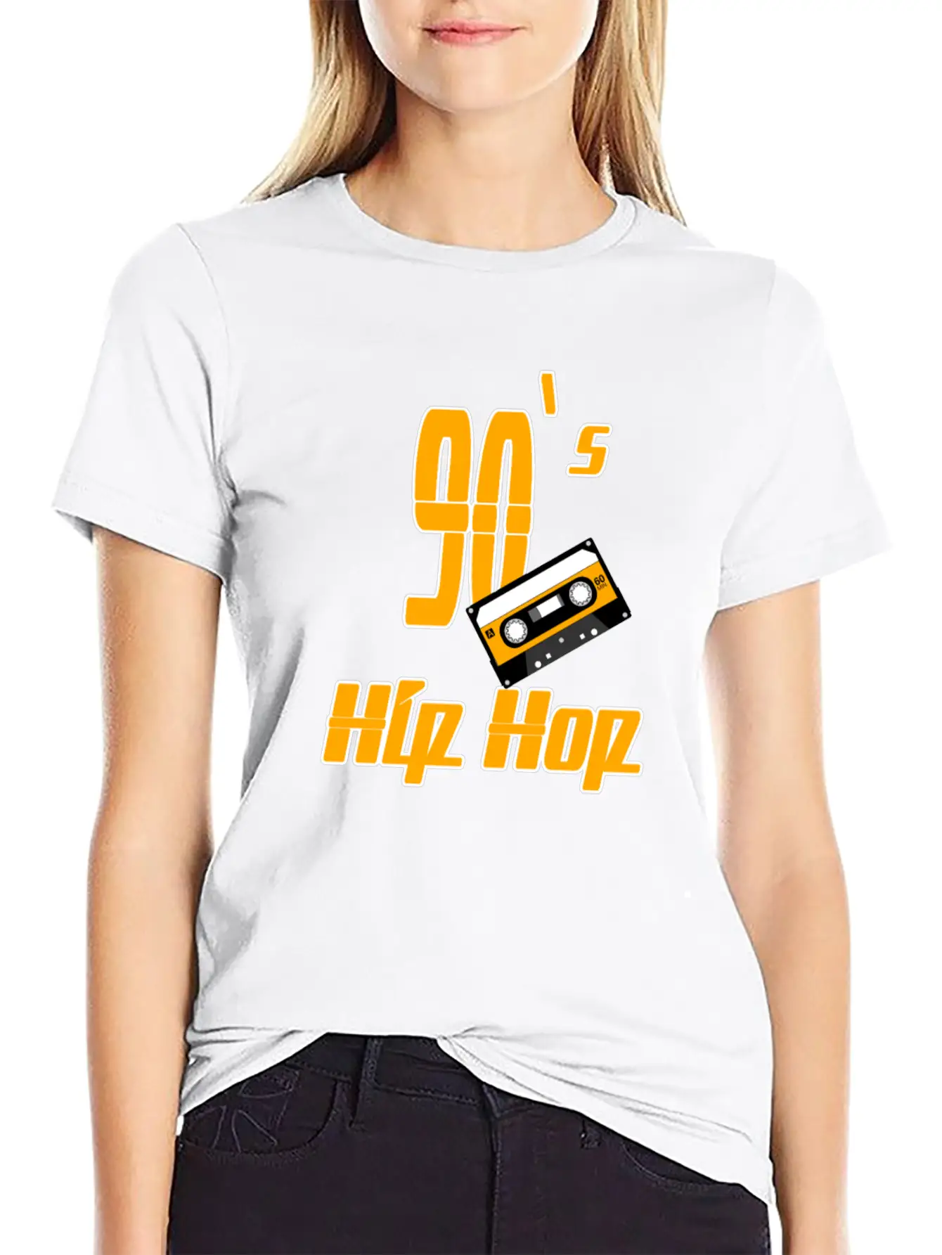 90s Hip Hop Classic Fit Graphic Tee For Daily Comfort – Unisex Cotton Shirt