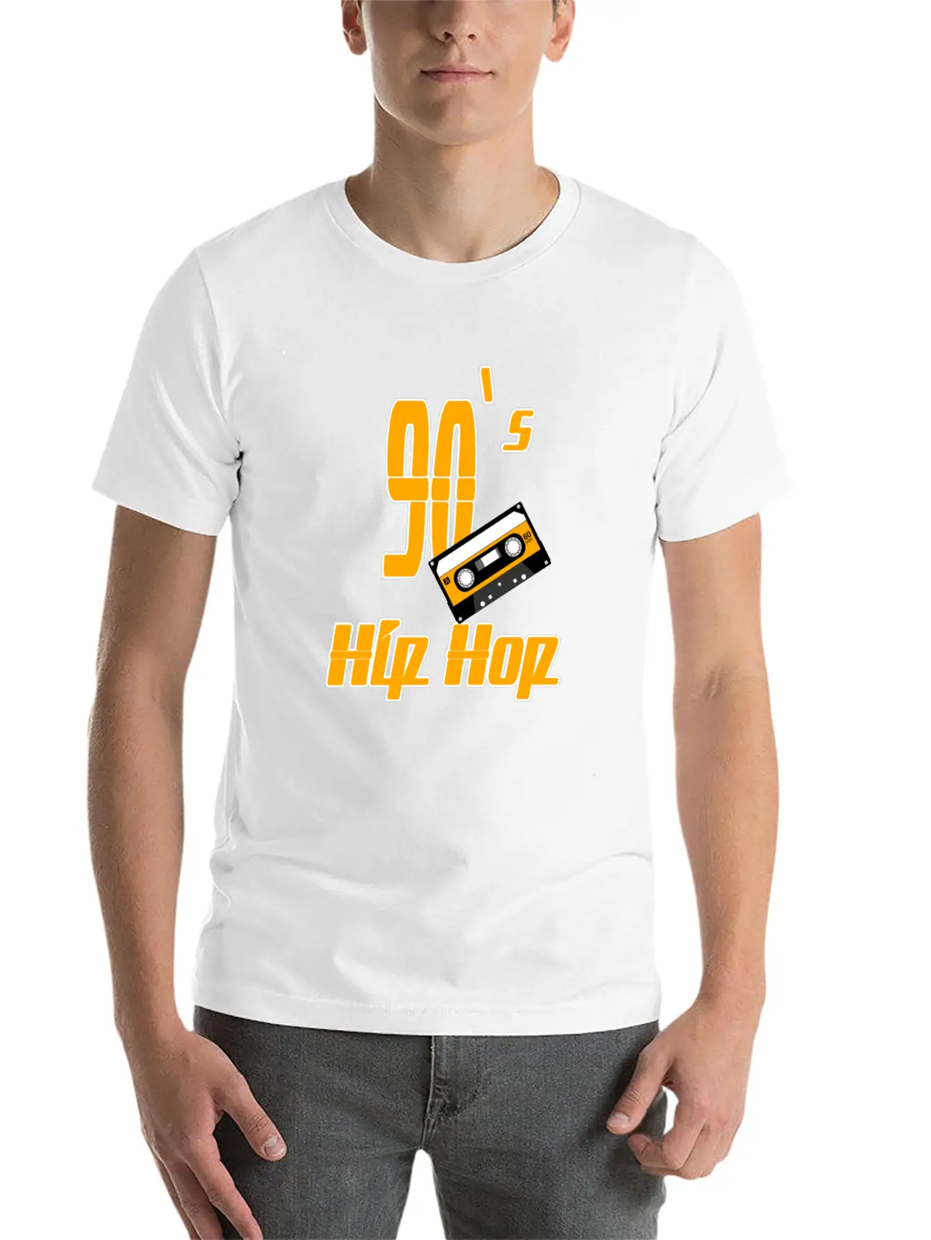 90s Hip Hop Classic Fit Graphic Tee For Daily Comfort – Unisex Cotton Shirt
