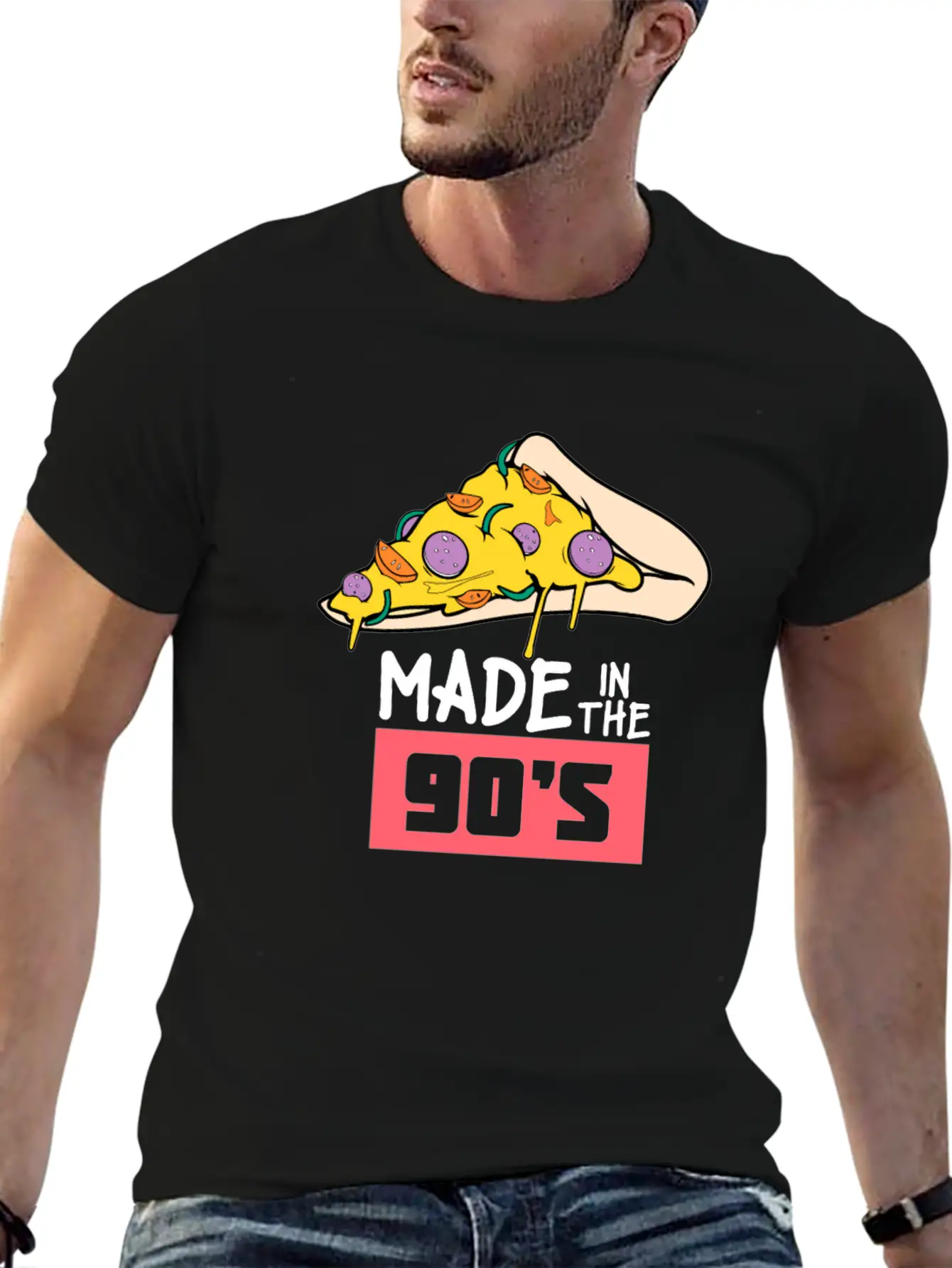90s Outfit - 90s Modern Fit Casual T-Shirt – Clean And Versatile Design