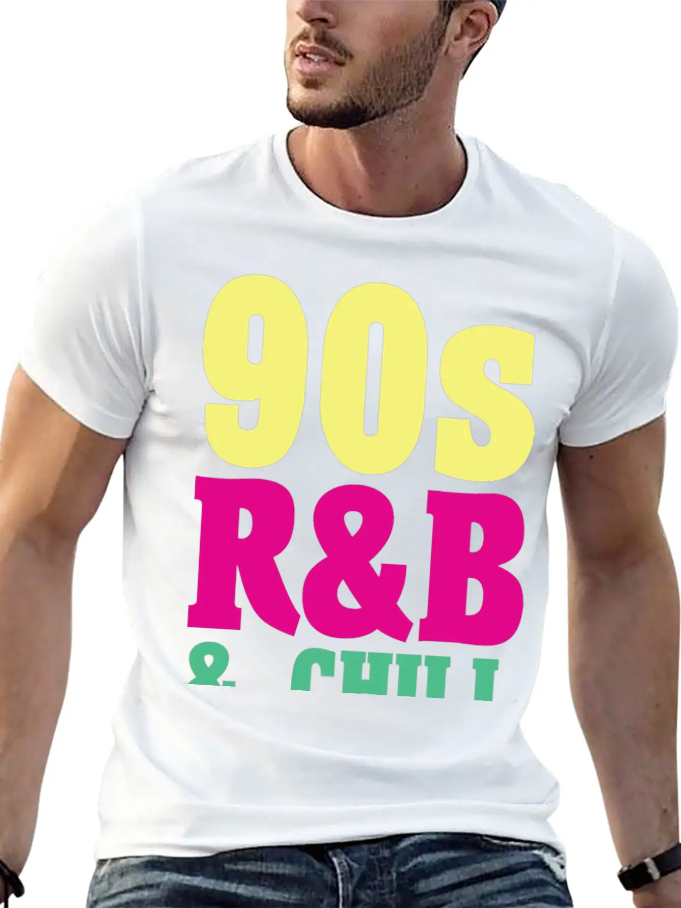 90s R B Chill 90s Nostalgia Essential Cotton Tee For Daily Outfits – Unisex Style