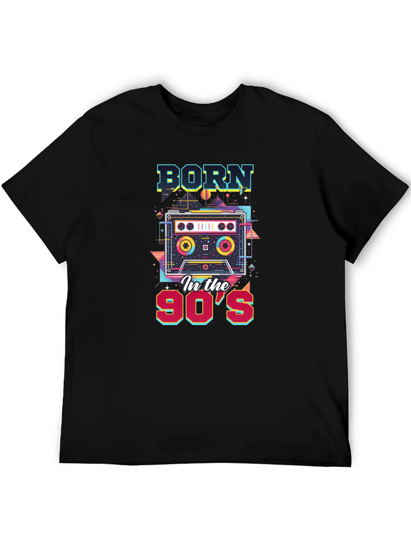90s R&B Born In The 90'S Essential Cotton Tee For Daily Outfits – Unisex Style