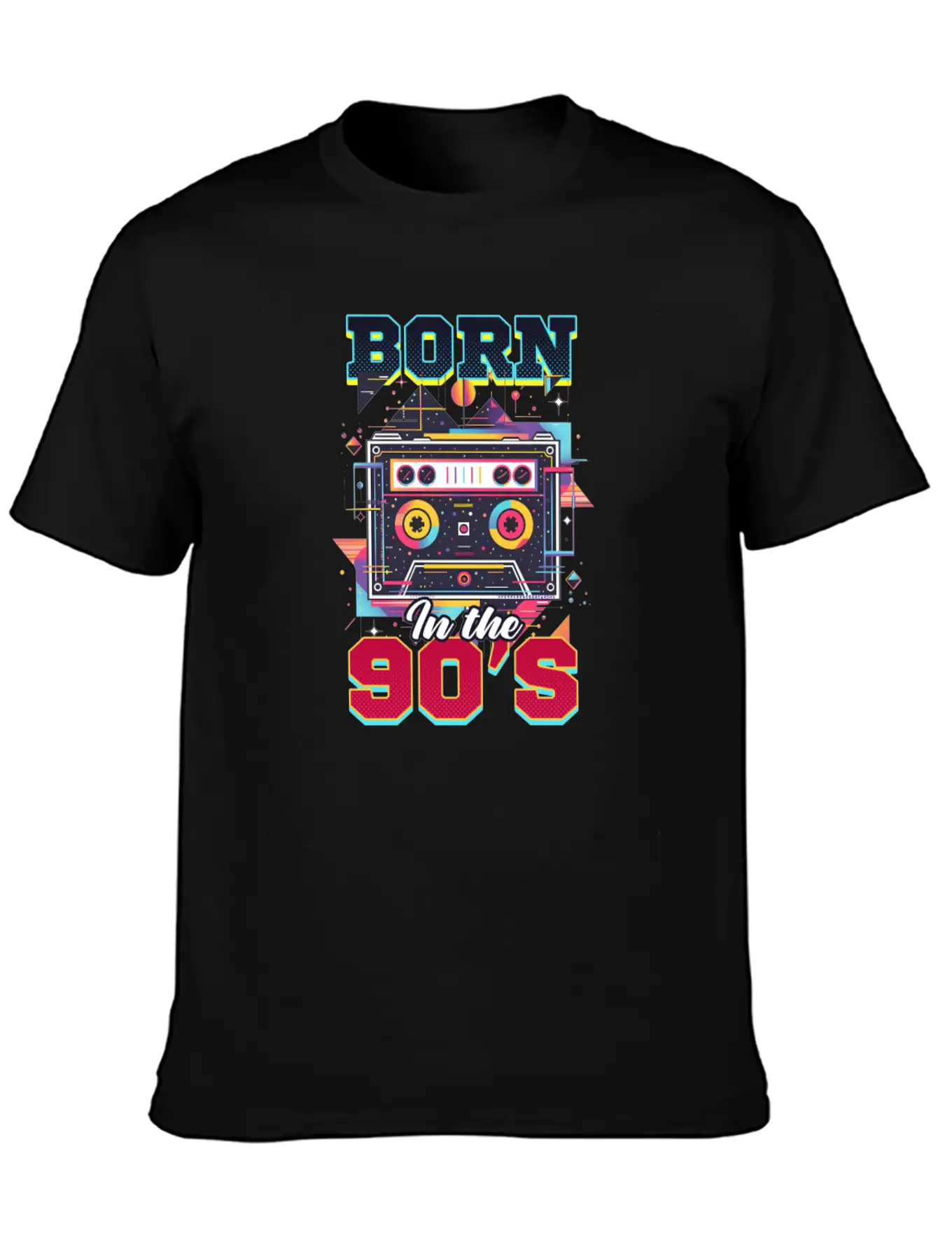 90s R&B Born In The 90'S Essential Cotton Tee For Daily Outfits – Unisex Style
