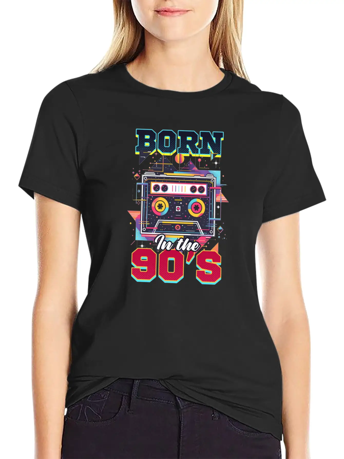 90s R&B Born In The 90'S Essential Cotton Tee For Daily Outfits – Unisex Style