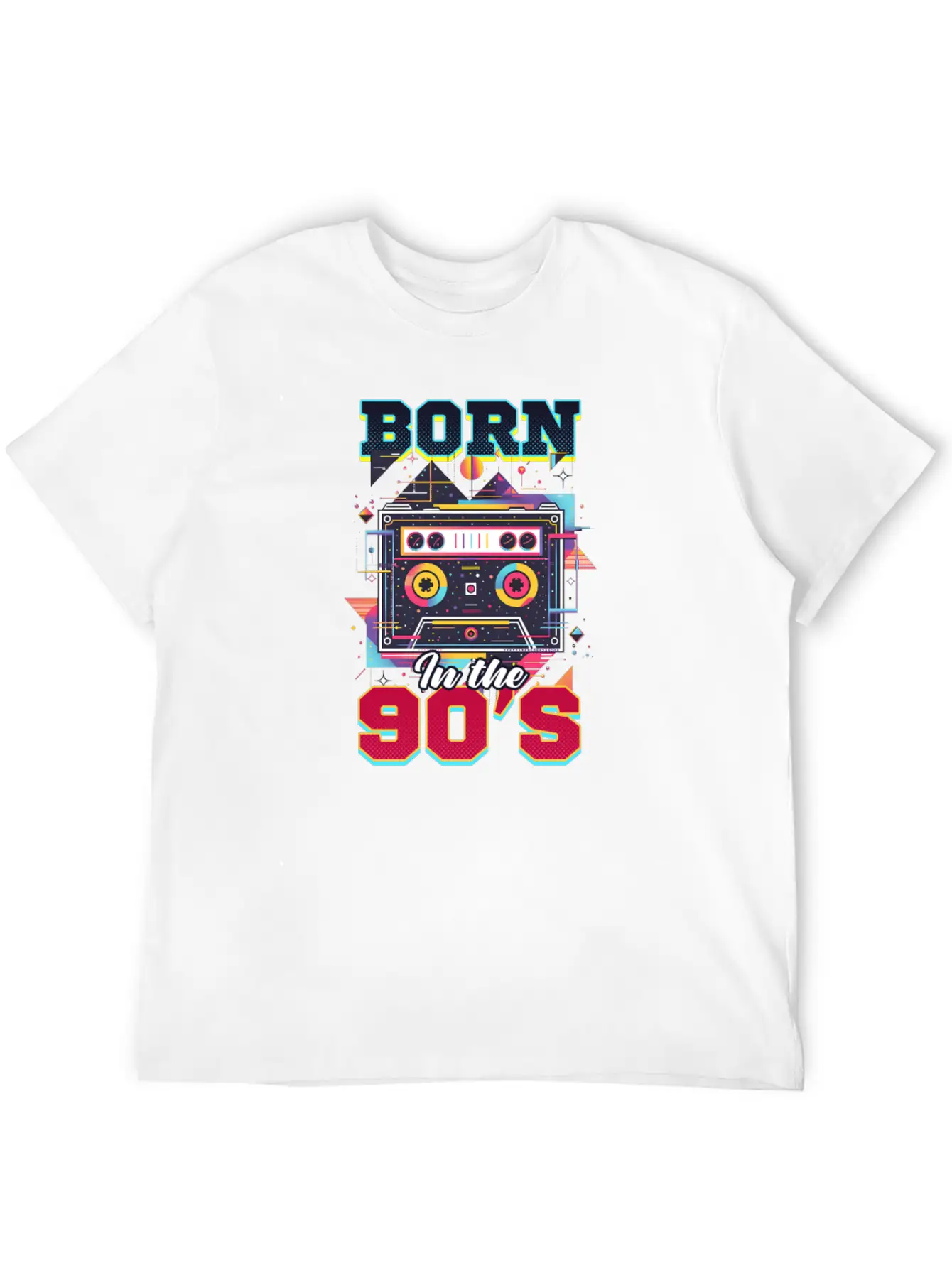 90s R&B Born In The 90'S Essential Cotton Tee For Daily Outfits – Unisex Style