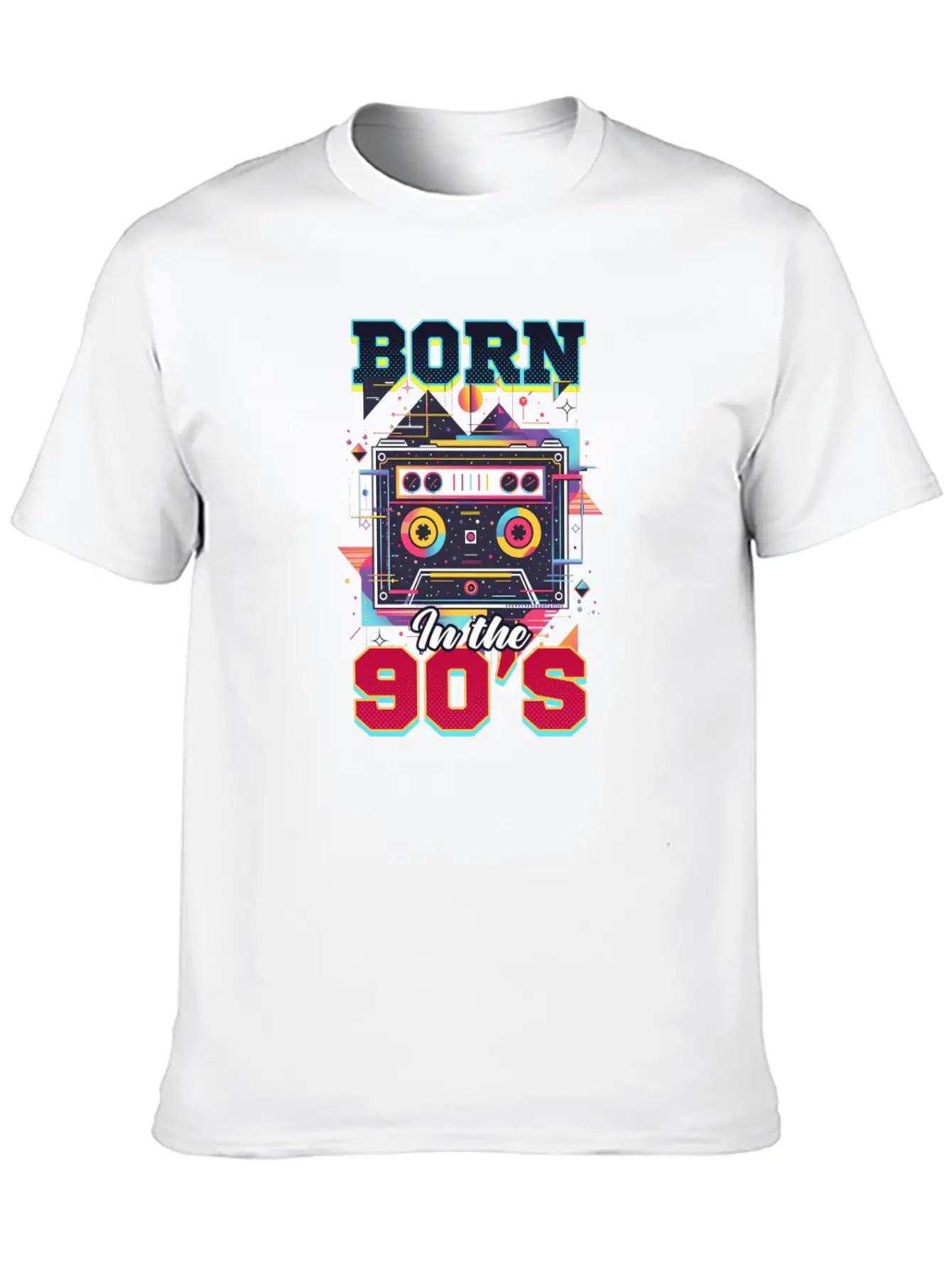90s R&B Born In The 90'S Essential Cotton Tee For Daily Outfits – Unisex Style