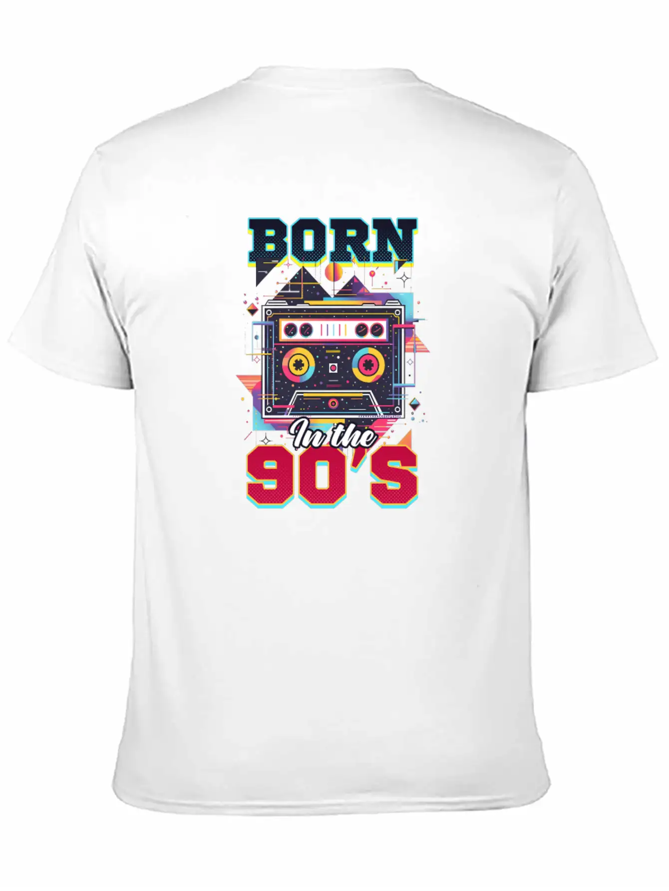90s R&B Born In The 90'S Essential Cotton Tee For Daily Outfits – Unisex Style