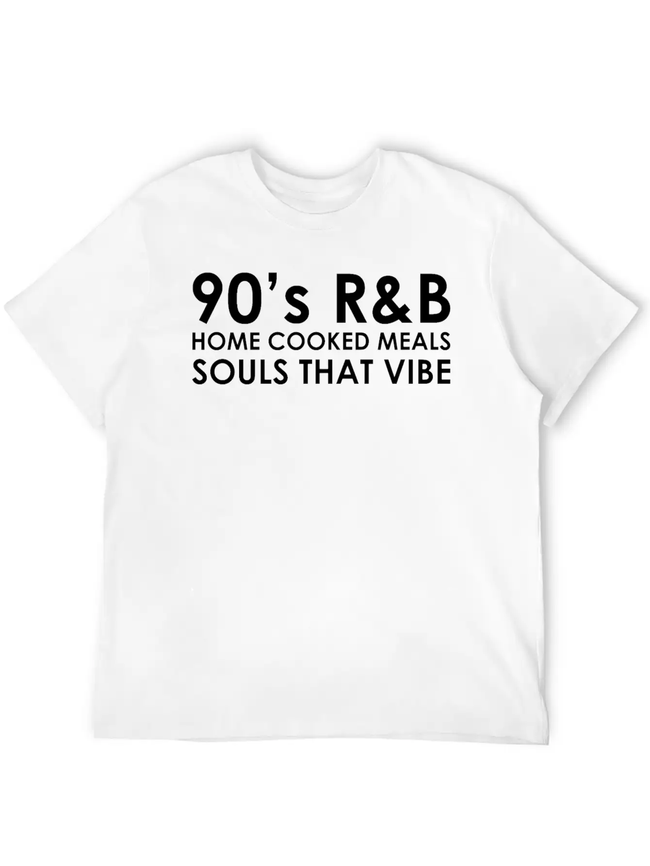 90's R&B Music Lover Quote Graphic Essential Cotton Tee For Daily Outfits – Unisex Style