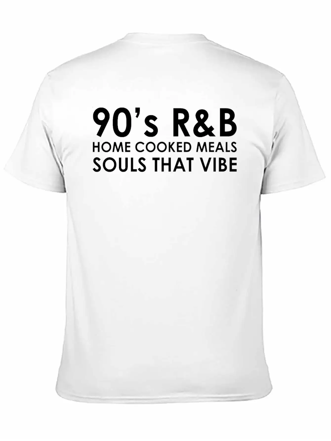 90's R&B Music Lover Quote Graphic Essential Cotton Tee For Daily Outfits – Unisex Style