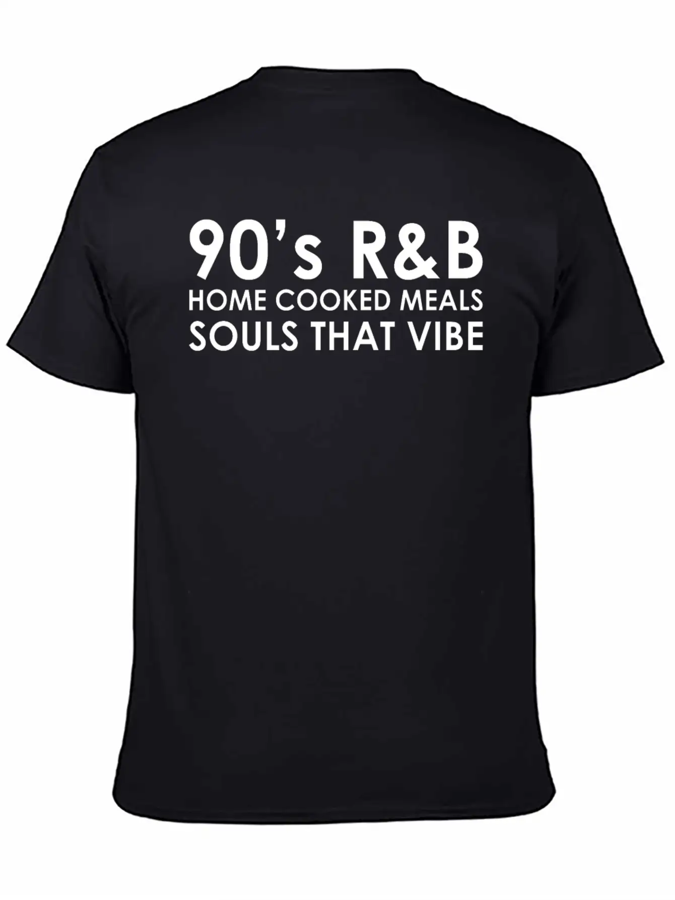 90's R&B Music Lover Quote Graphic Essential Cotton Tee For Daily Outfits – Unisex Style