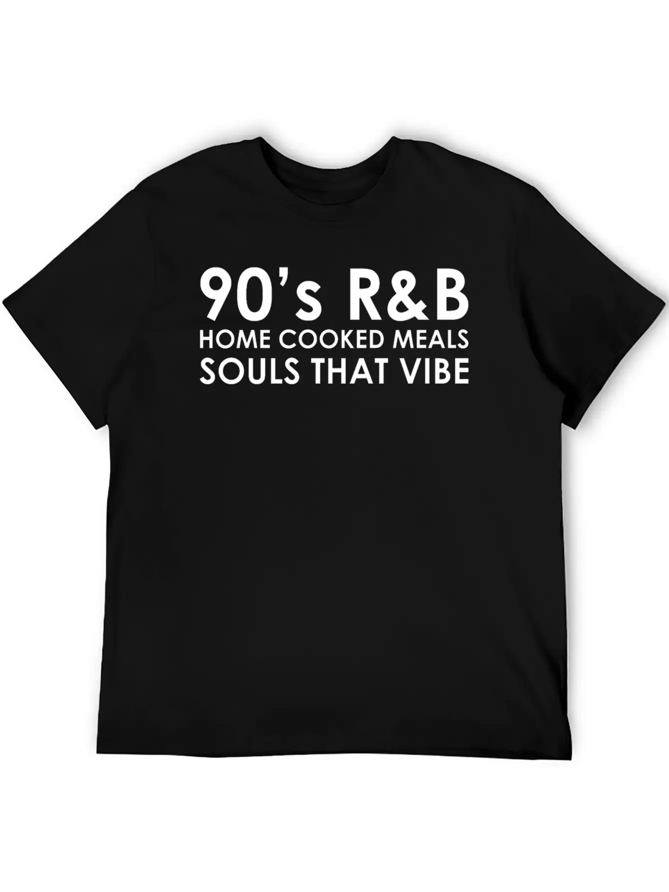 90's R&B Music Lover Quote Graphic Essential Cotton Tee For Daily Outfits – Unisex Style