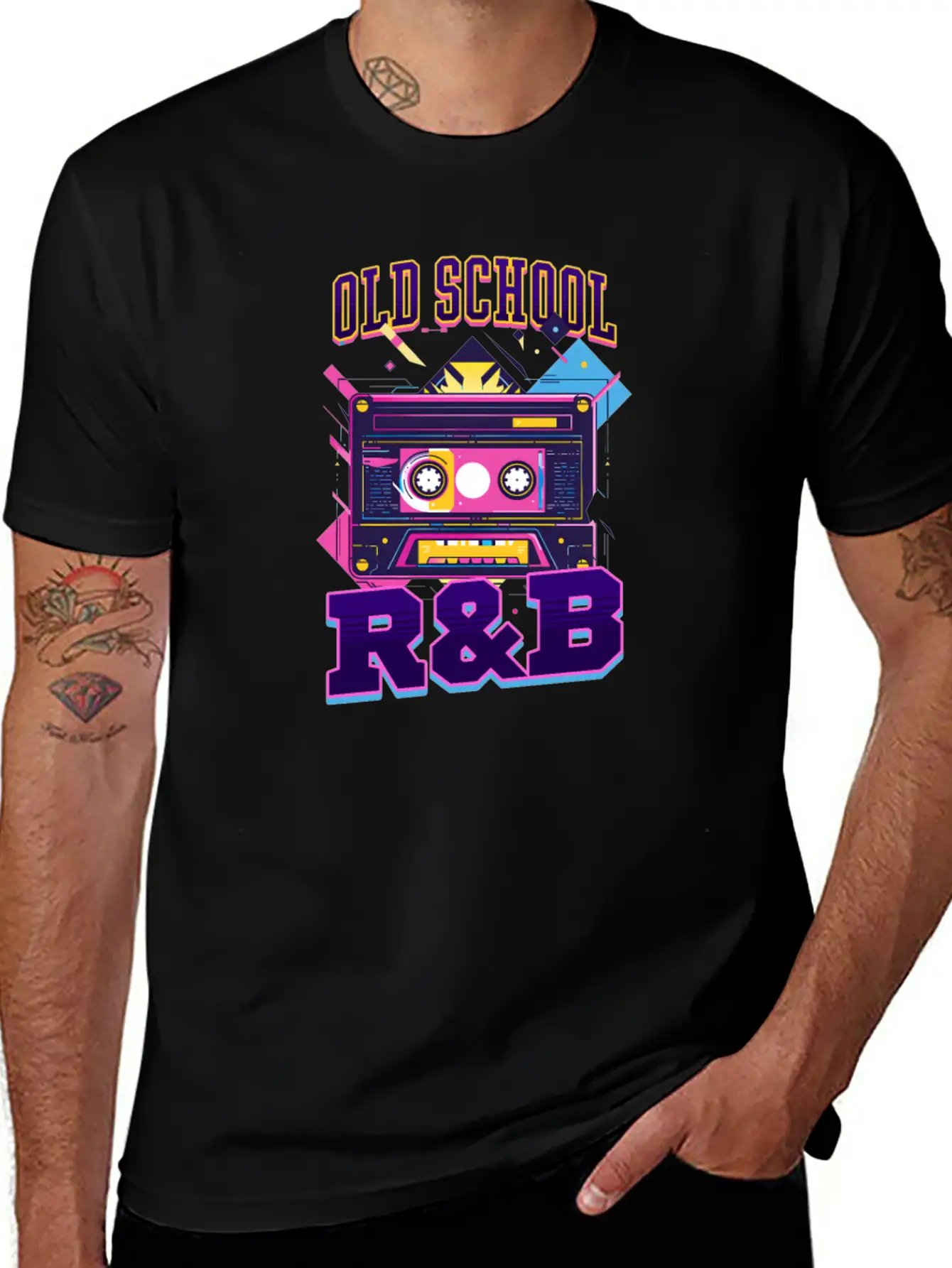 90s R&B Old School R&B Modern Fit Casual T-Shirt – Clean And Versatile Design