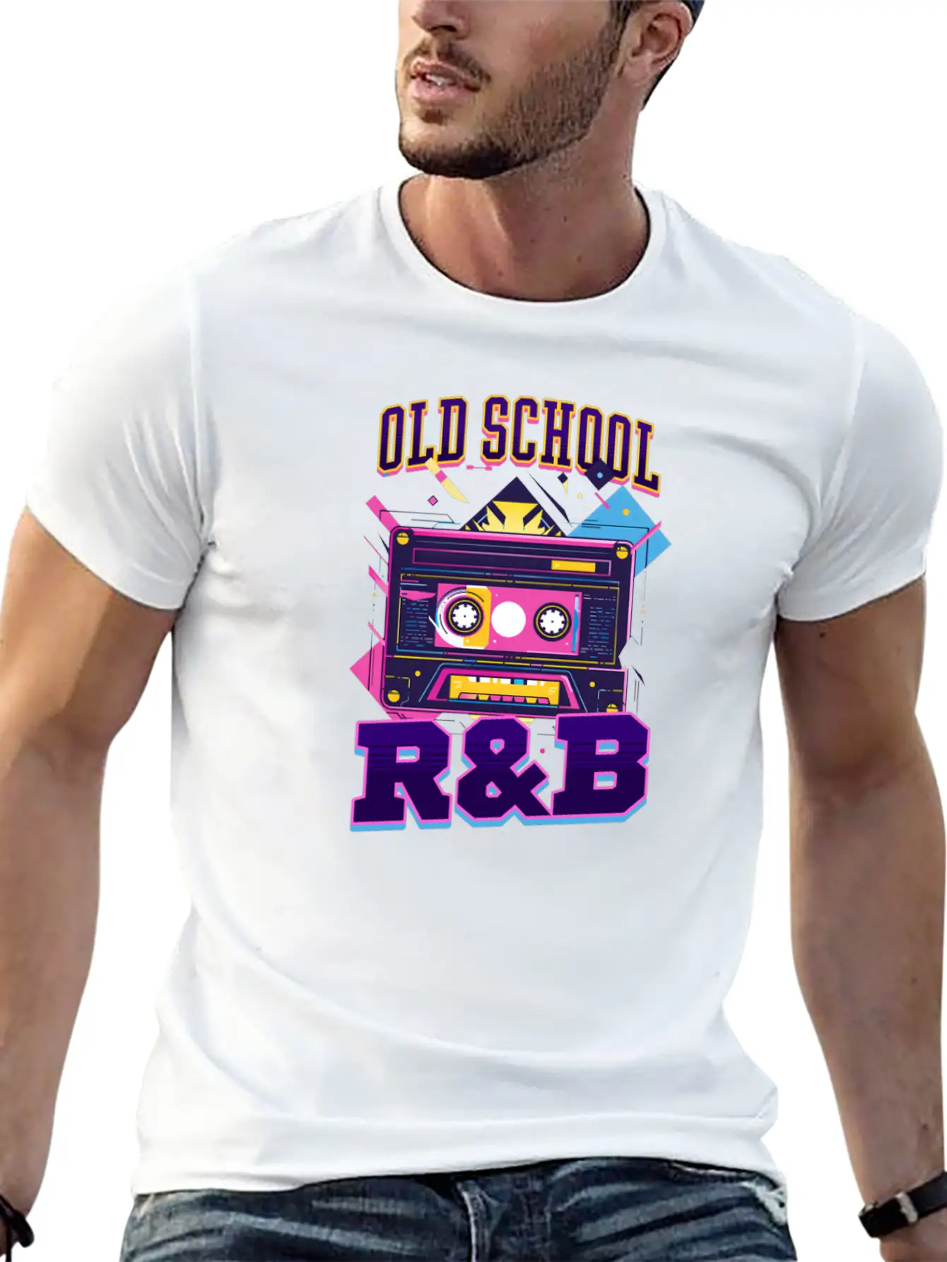 90s R&B Old School R&B Modern Fit Casual T-Shirt – Clean And Versatile Design