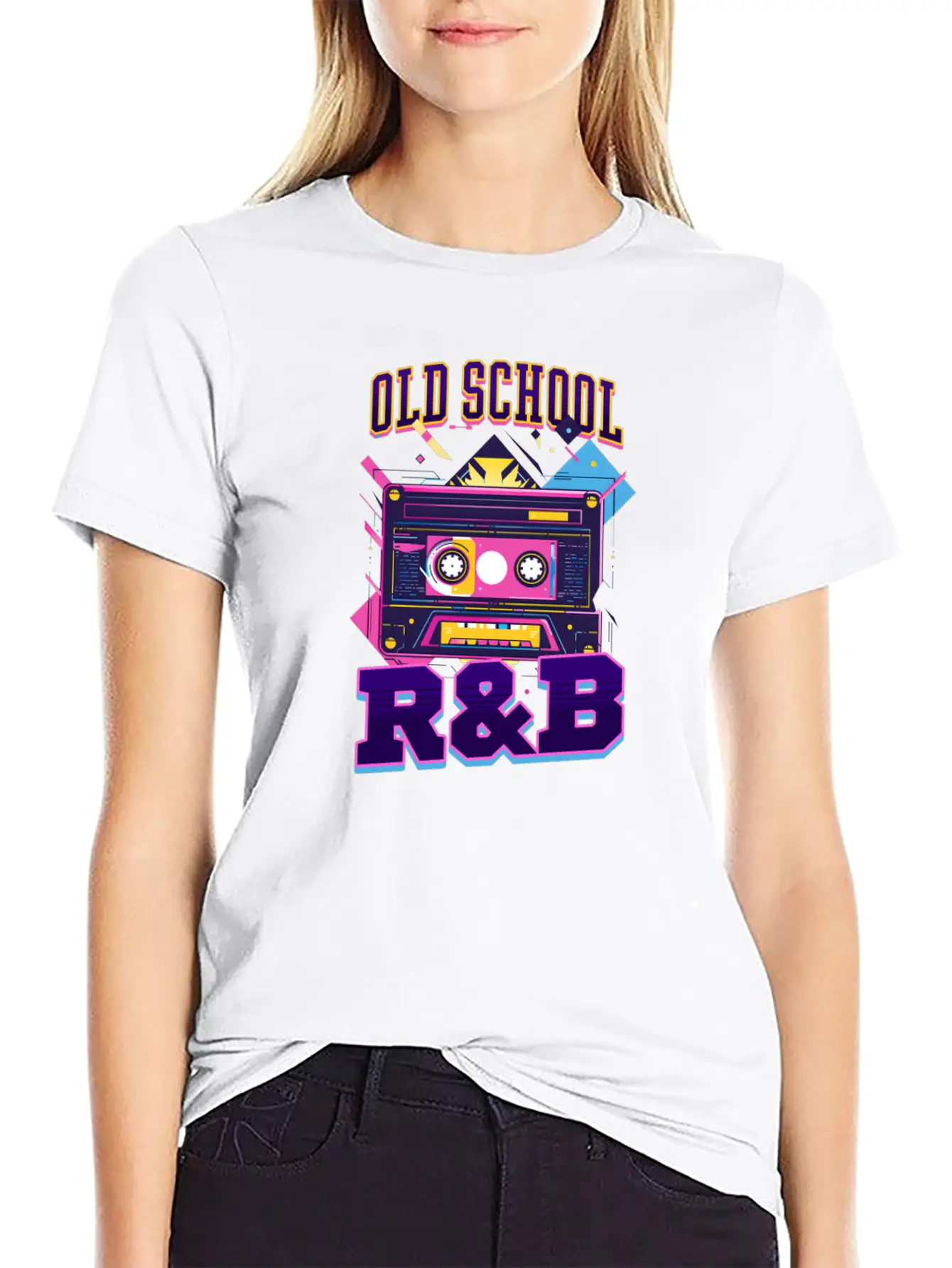 90s R&B Old School R&B Modern Fit Casual T-Shirt – Clean And Versatile Design