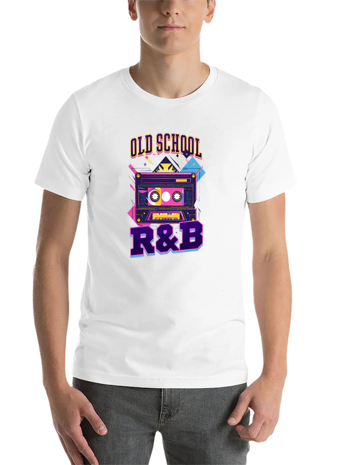 90s R&B Old School R&B Modern Fit Casual T-Shirt – Clean And Versatile Design