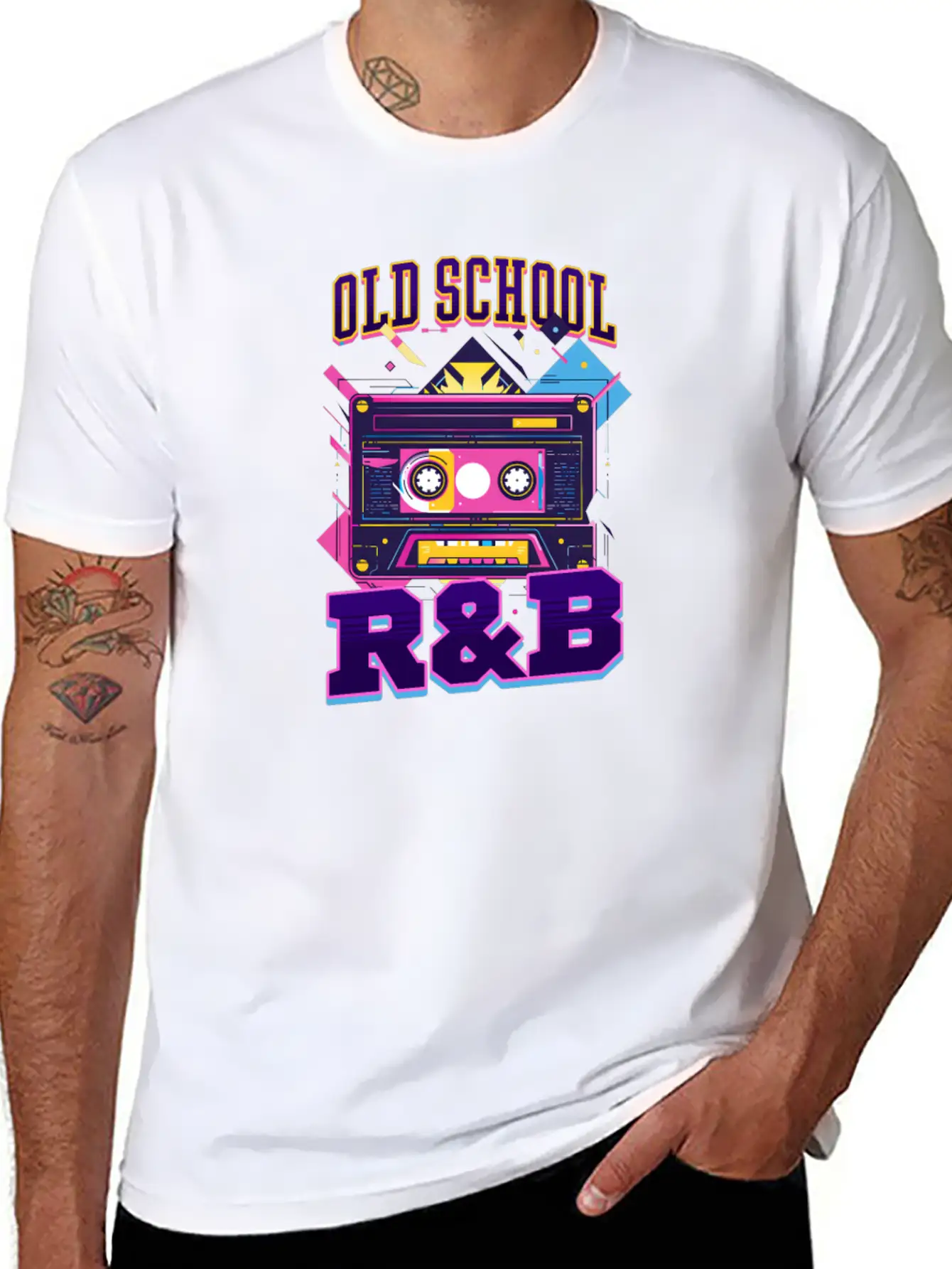 90s R&B Old School R&B Modern Fit Casual T-Shirt – Clean And Versatile Design