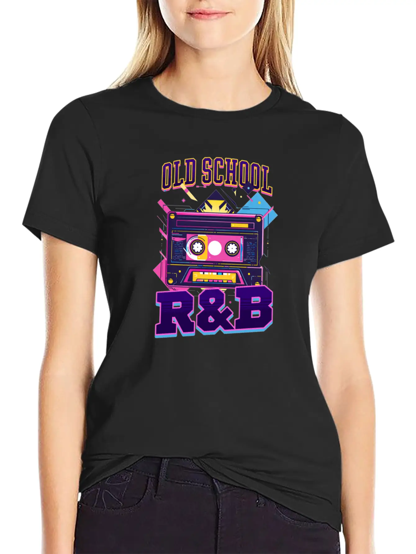 90s R&B Old School R&B Modern Fit Casual T-Shirt – Clean And Versatile Design