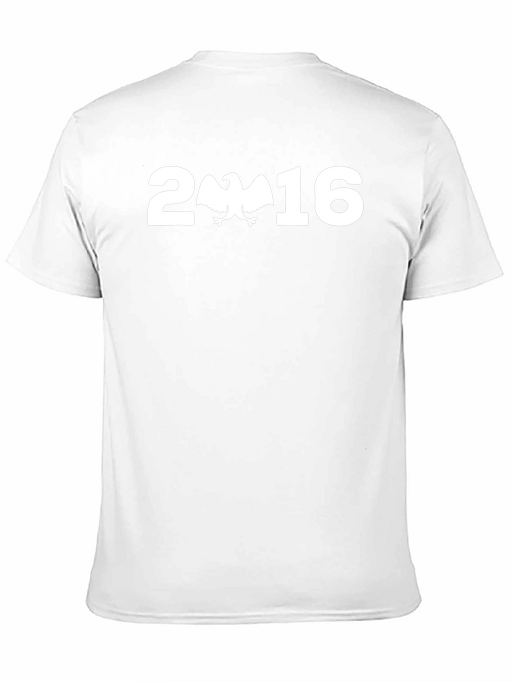 2016 Eagle Graphic Print Black T-Shirt