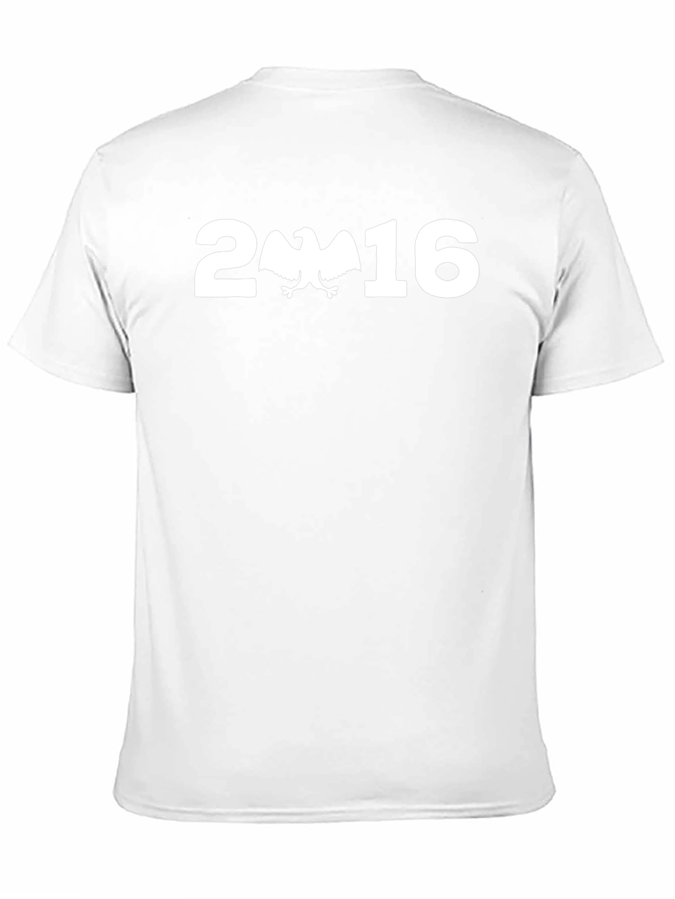 2016 Eagle Graphic Print Black T-Shirt