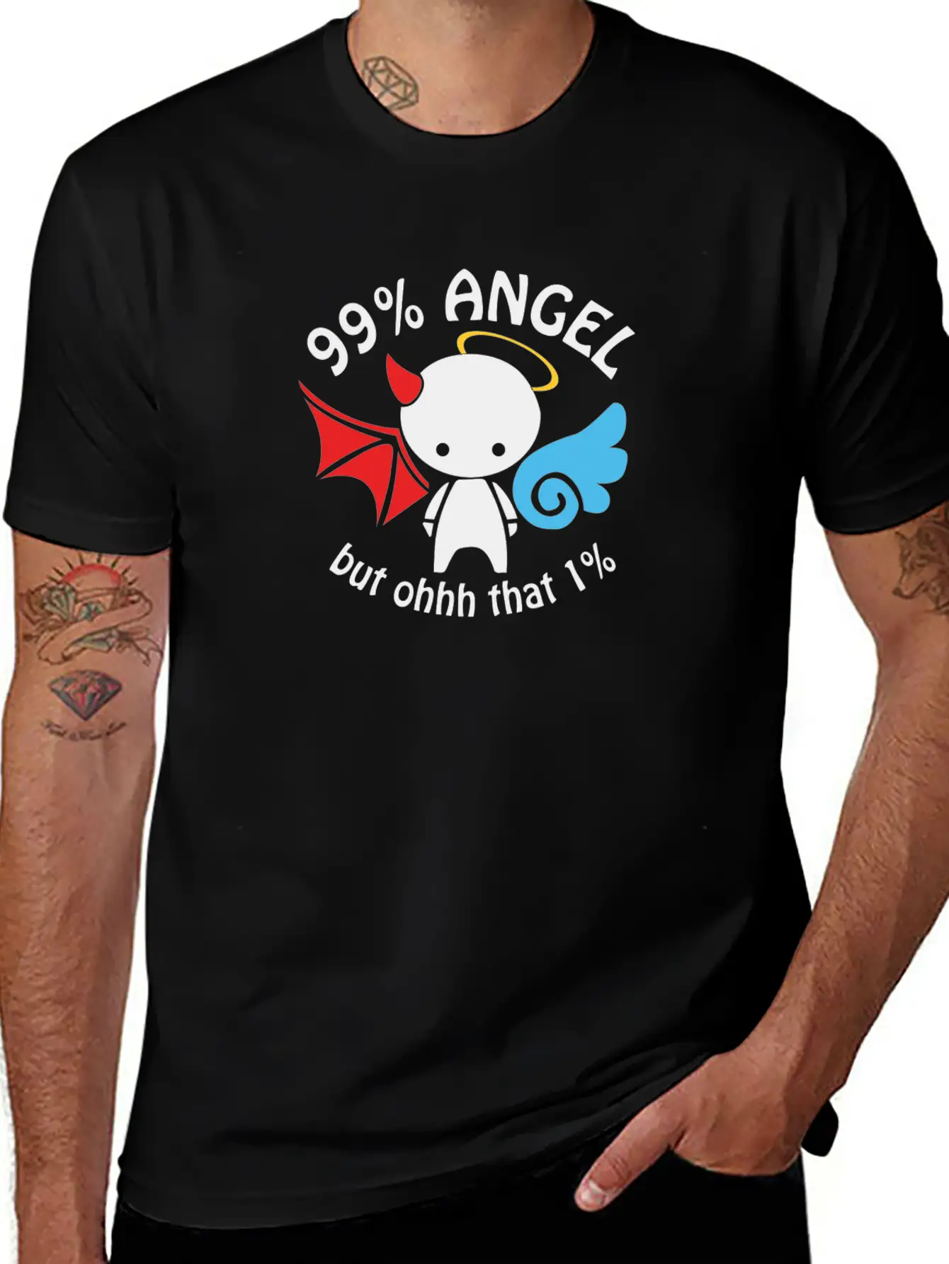 99% Angel Soft Cotton Short Sleeve Tee – Unisex Wardrobe Staple