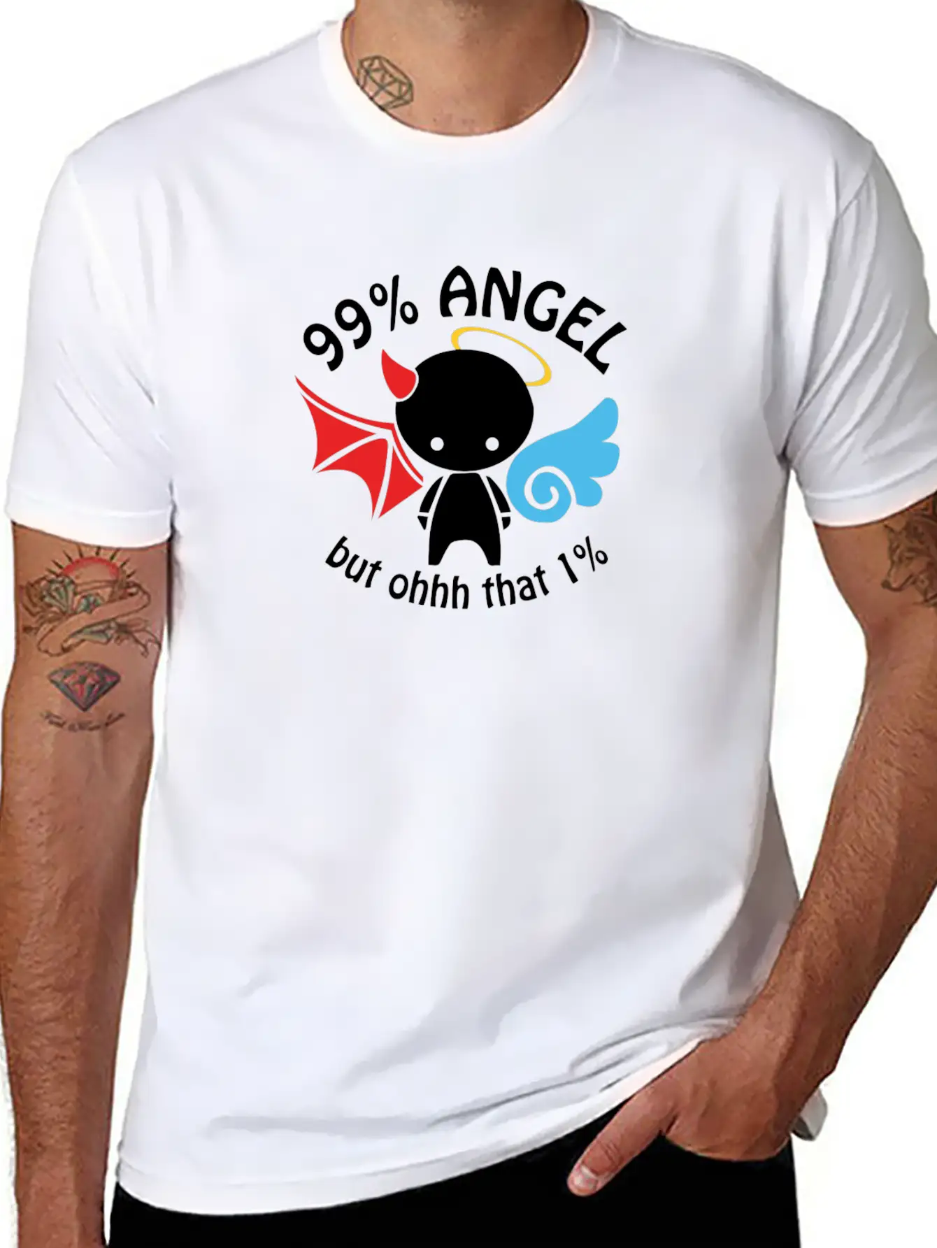 99% Angel Soft Cotton Short Sleeve Tee – Unisex Wardrobe Staple