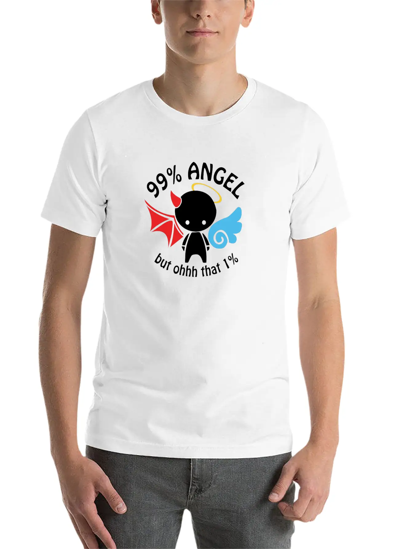 99% Angel Soft Cotton Short Sleeve Tee – Unisex Wardrobe Staple