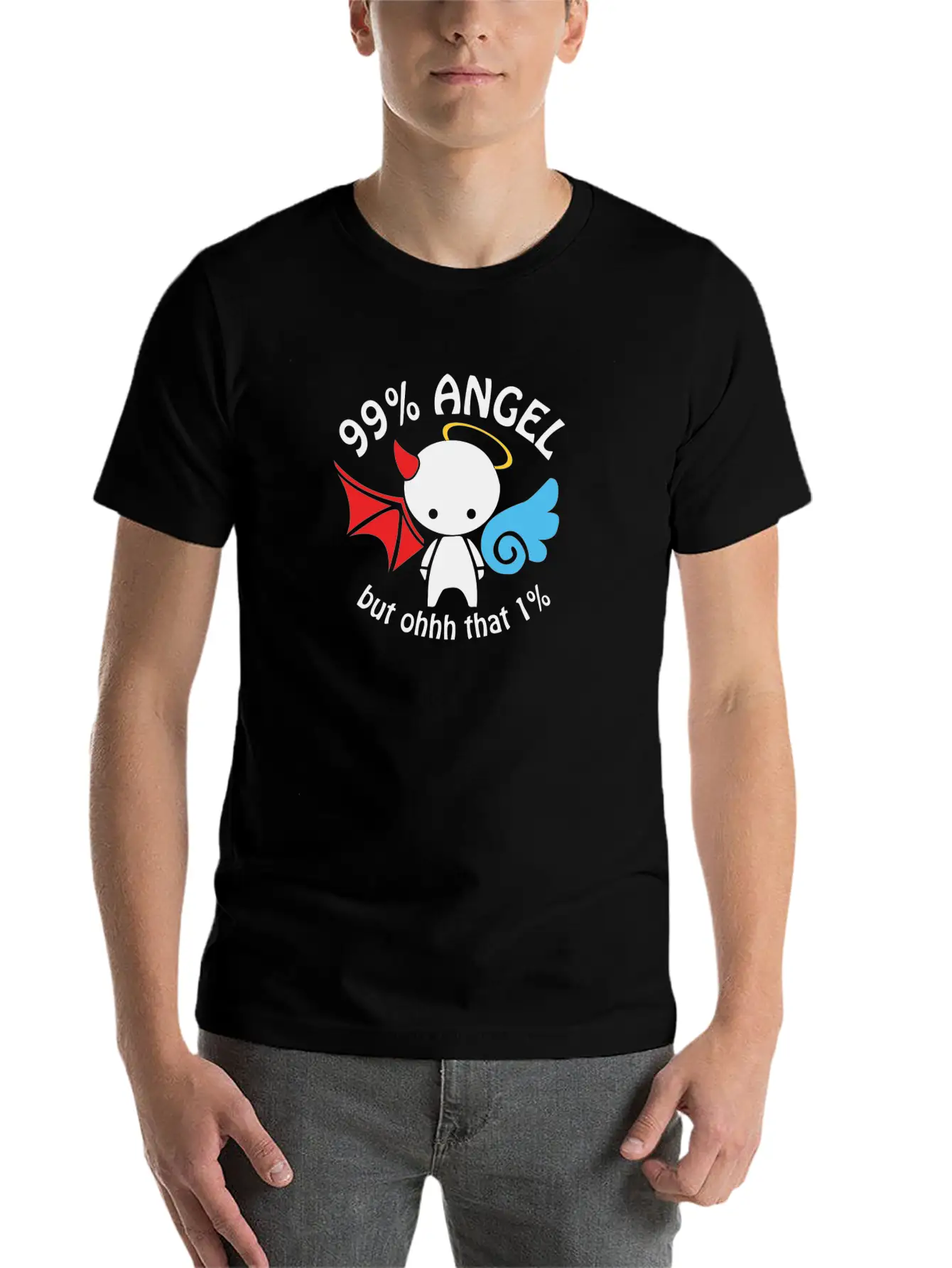 99% Angel Soft Cotton Short Sleeve Tee – Unisex Wardrobe Staple