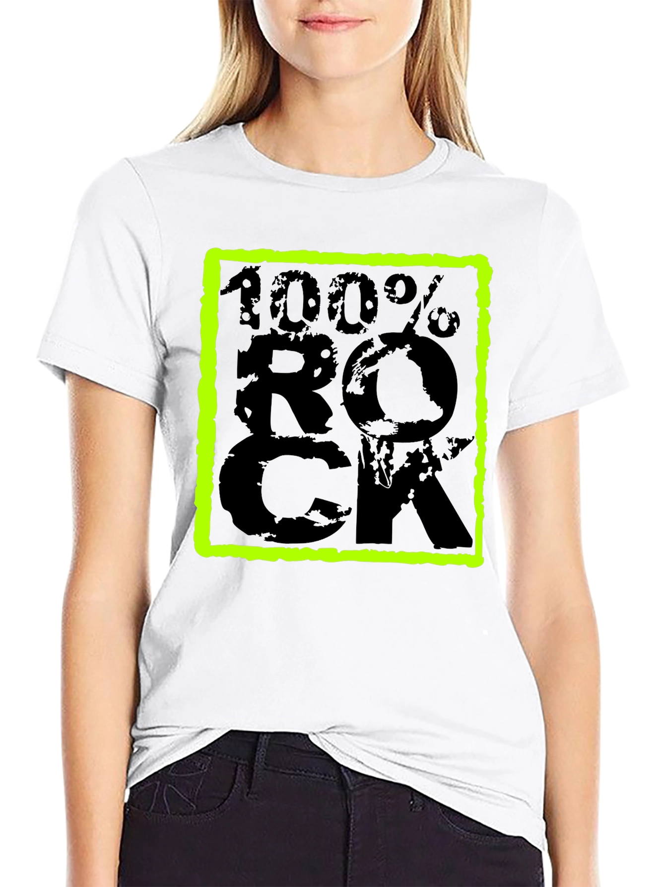 100% Rock Graphic Tee - Bold Style