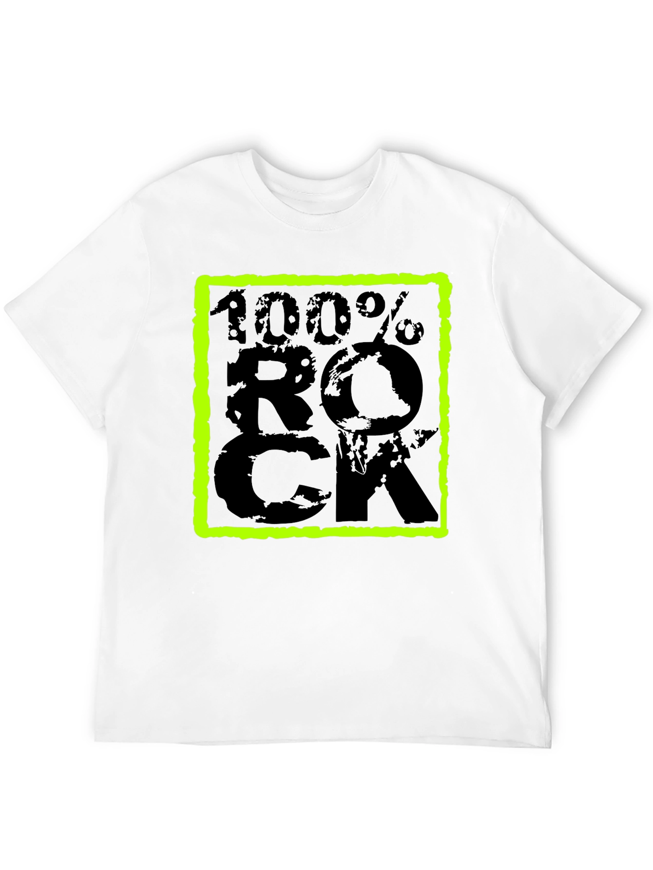 100% Rock Graphic Tee - Bold Style