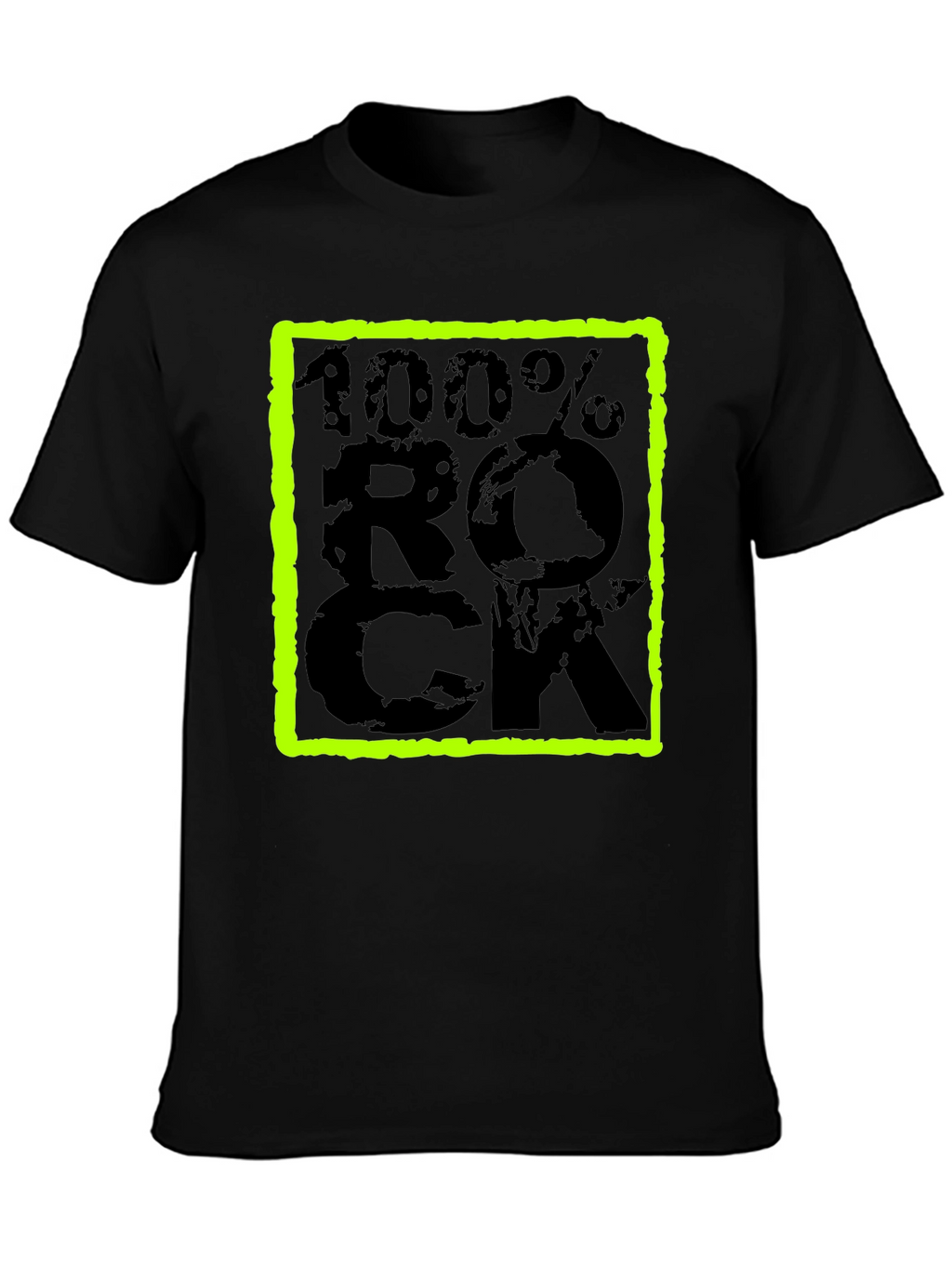 100% Rock Graphic Tee - Bold Style