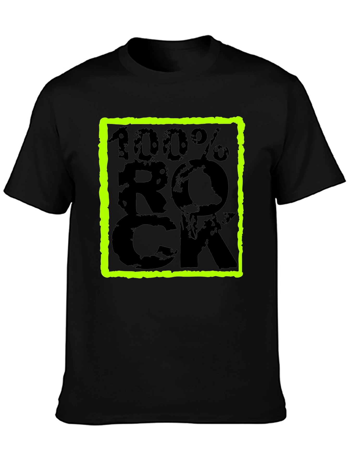 100% Rock Graphic Tee - Bold Style