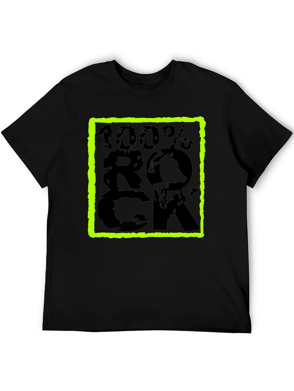 100% Rock Graphic Tee - Bold Style