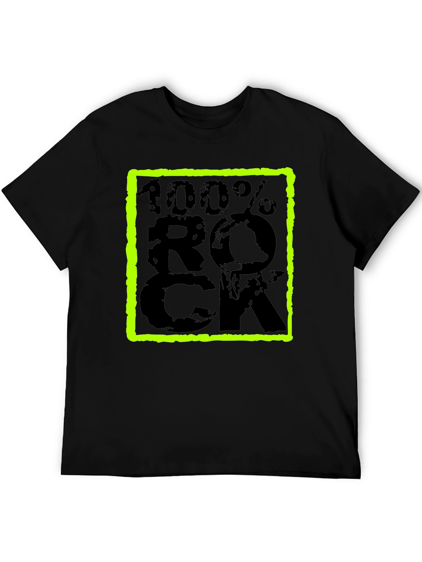 100% Rock Graphic Tee - Bold Style