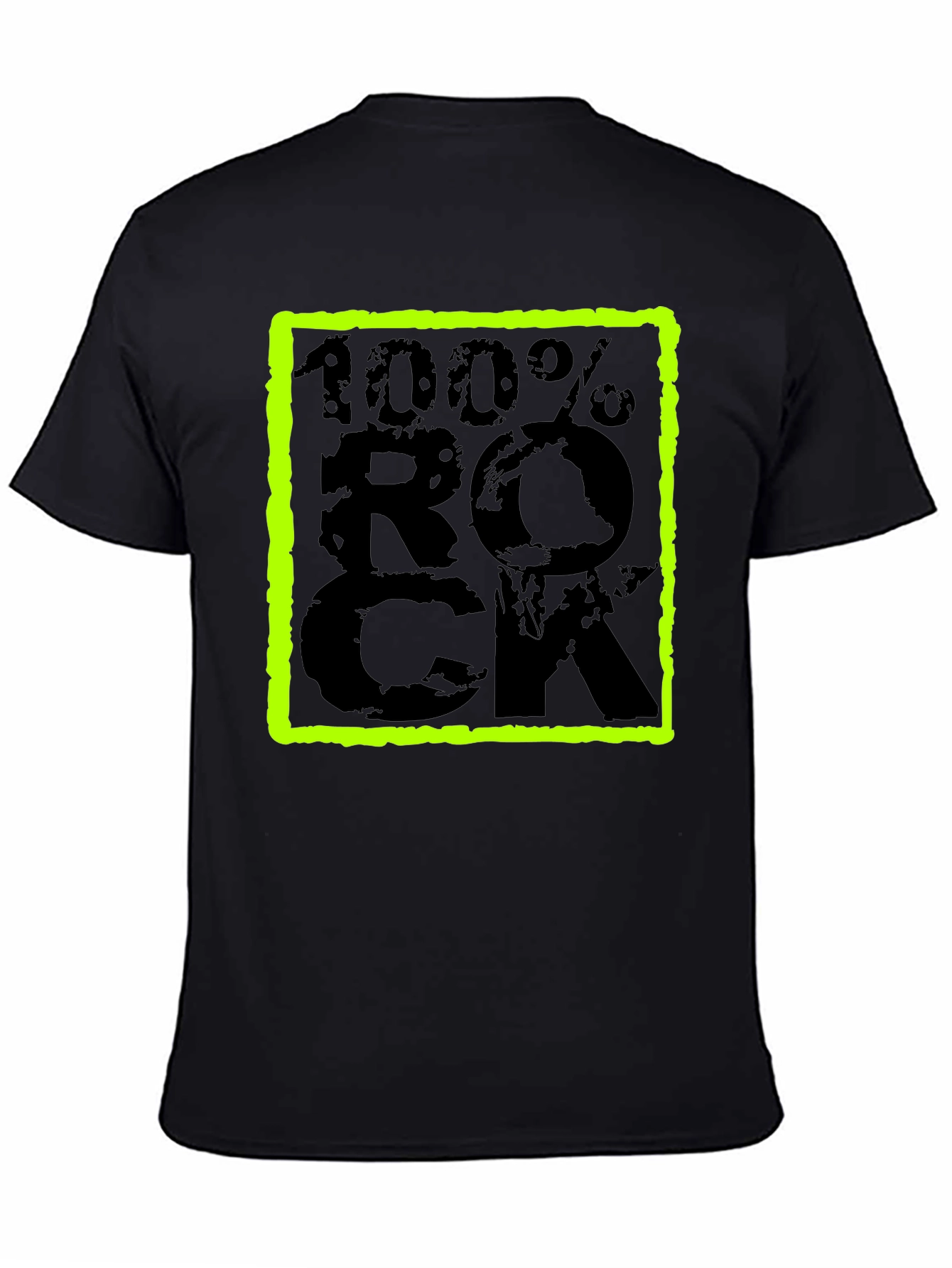 100% Rock Graphic Tee - Bold Style