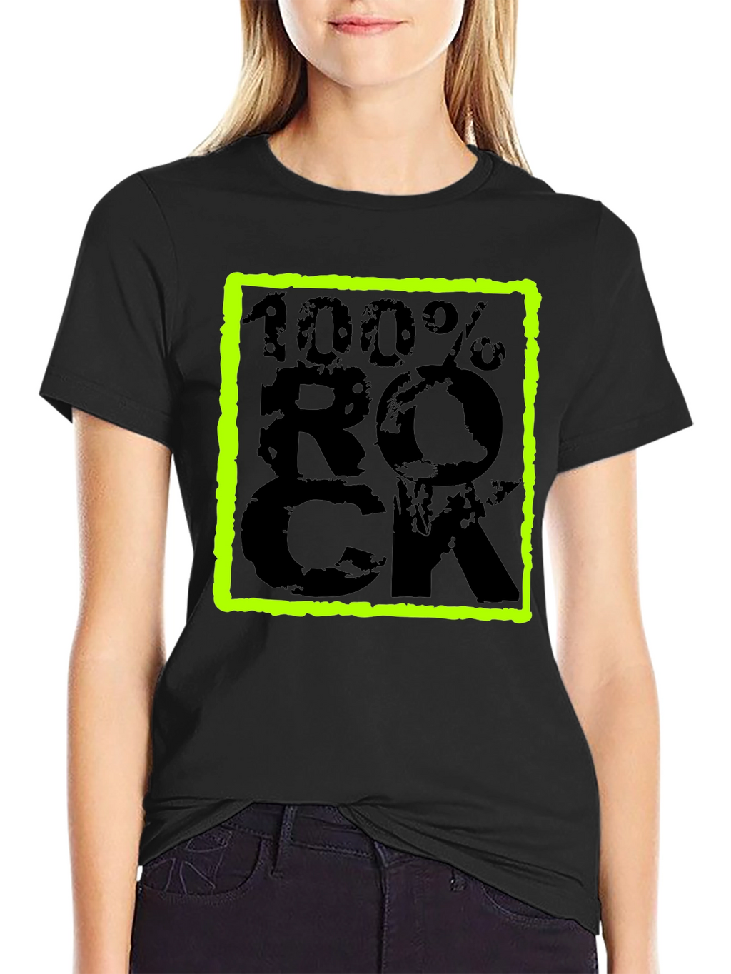100% Rock Graphic Tee - Bold Style