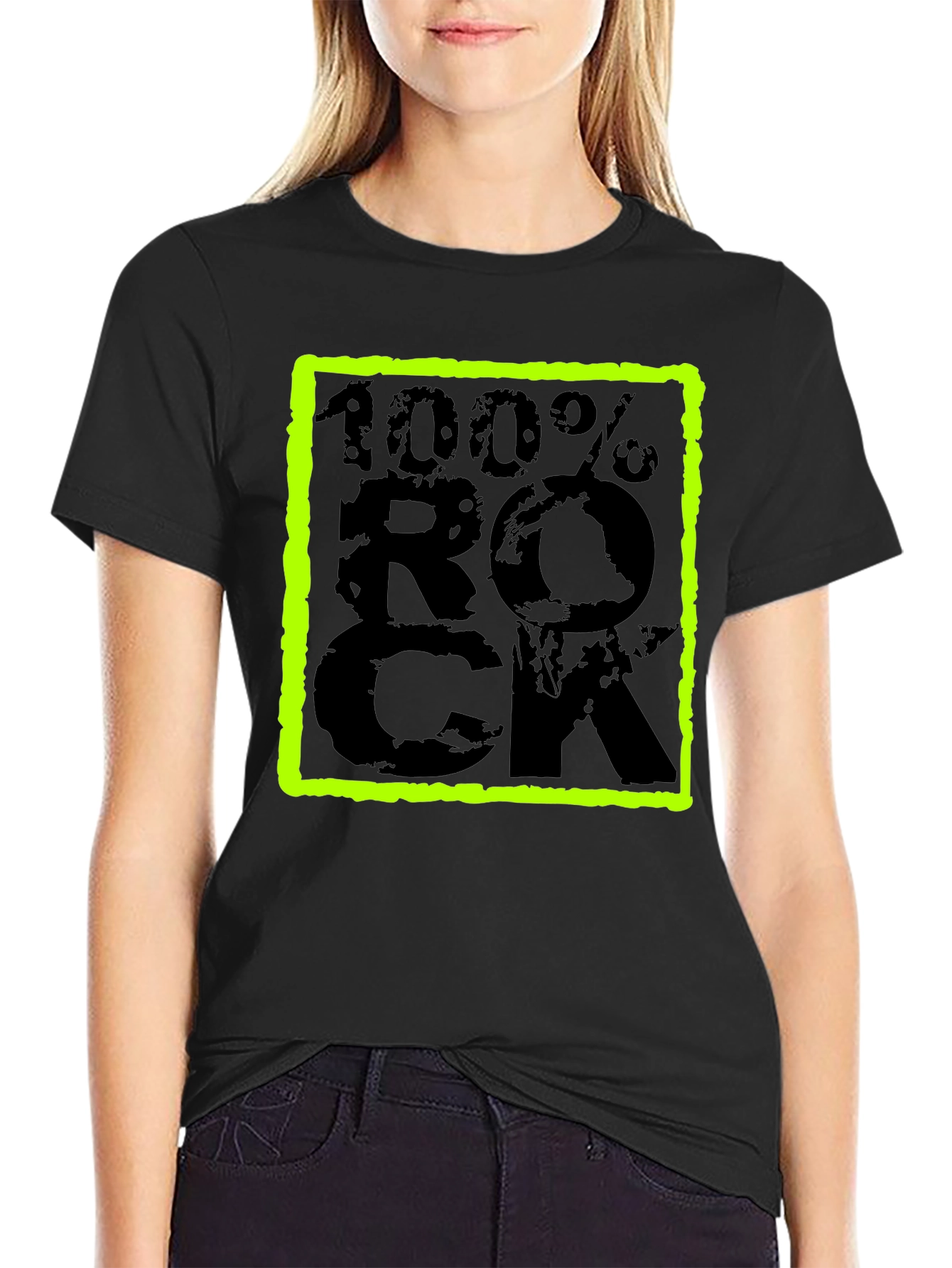100% Rock Graphic Tee - Bold Style