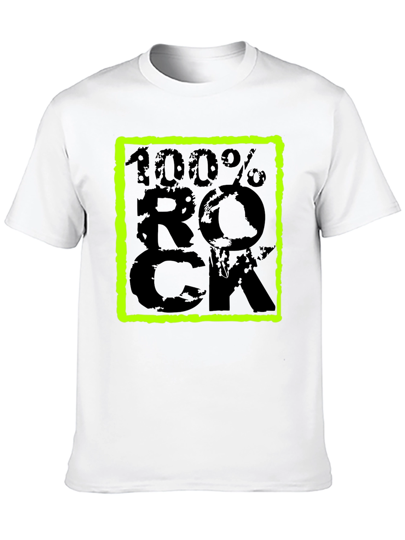 100% Rock Graphic Tee - Bold Style